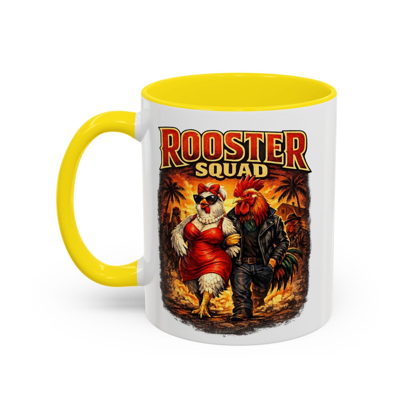 Rooster Squad Coffee Mug — “Big Hen Energy” Funny Farm Chicken Gift