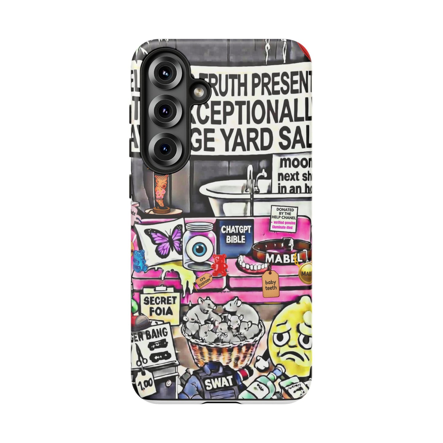 Full - 'Elevated Truth Presents: The Exceptionally Average Yard Sale' Illustrated Design