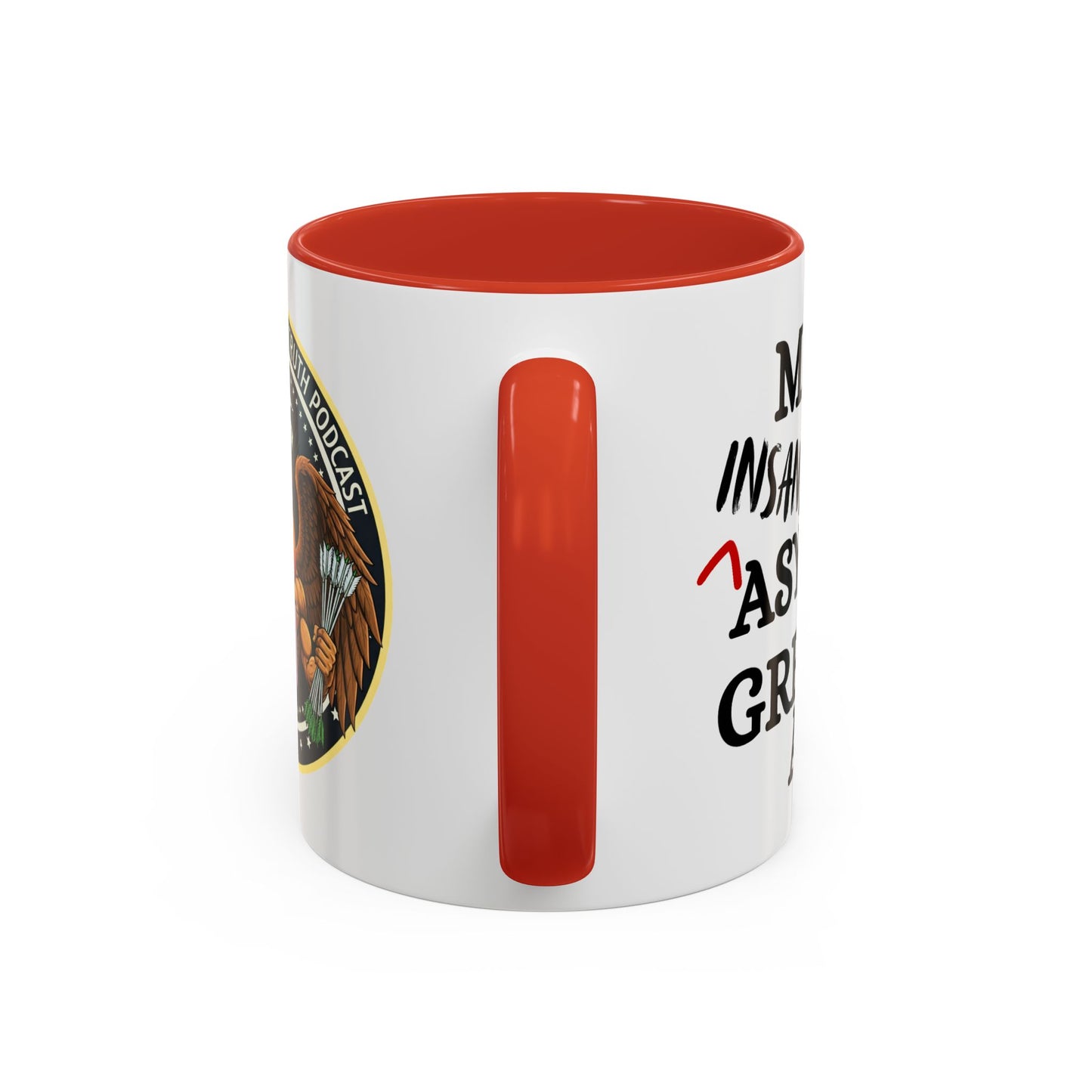 Elevated Truth Podcast Rooster Seal Accent Coffee Mug | 11oz 15oz
