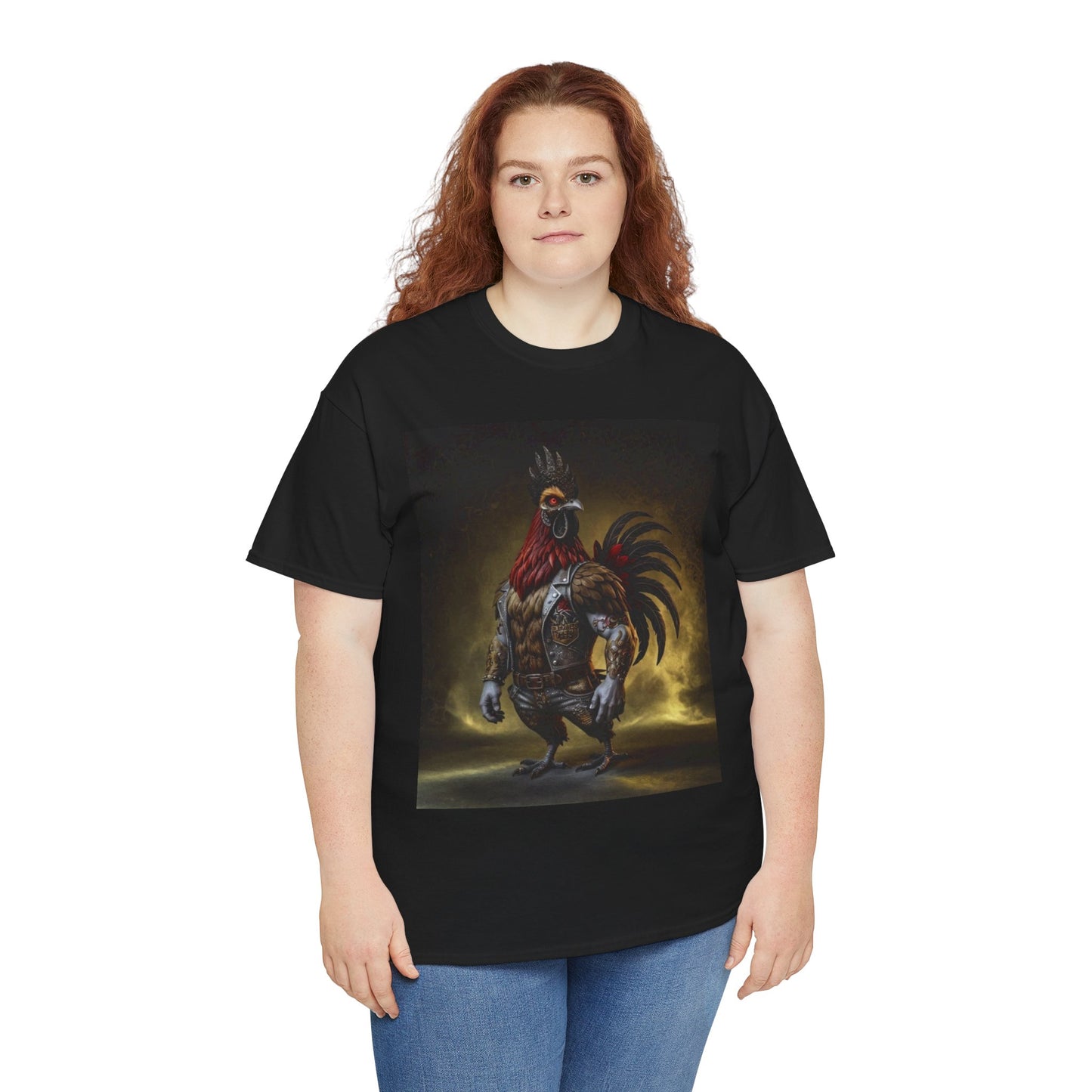 Rooster Warrior (Truth's  #7 Personality)     T-Shirt — Fierce Fantasy Rooster Art Tee