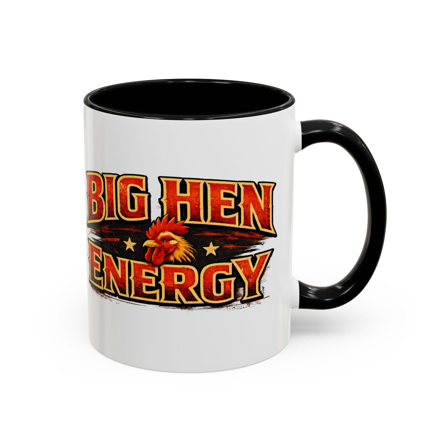 Rooster Squad Coffee Mug — “Big Hen Energy” Funny Farm Chicken Gift