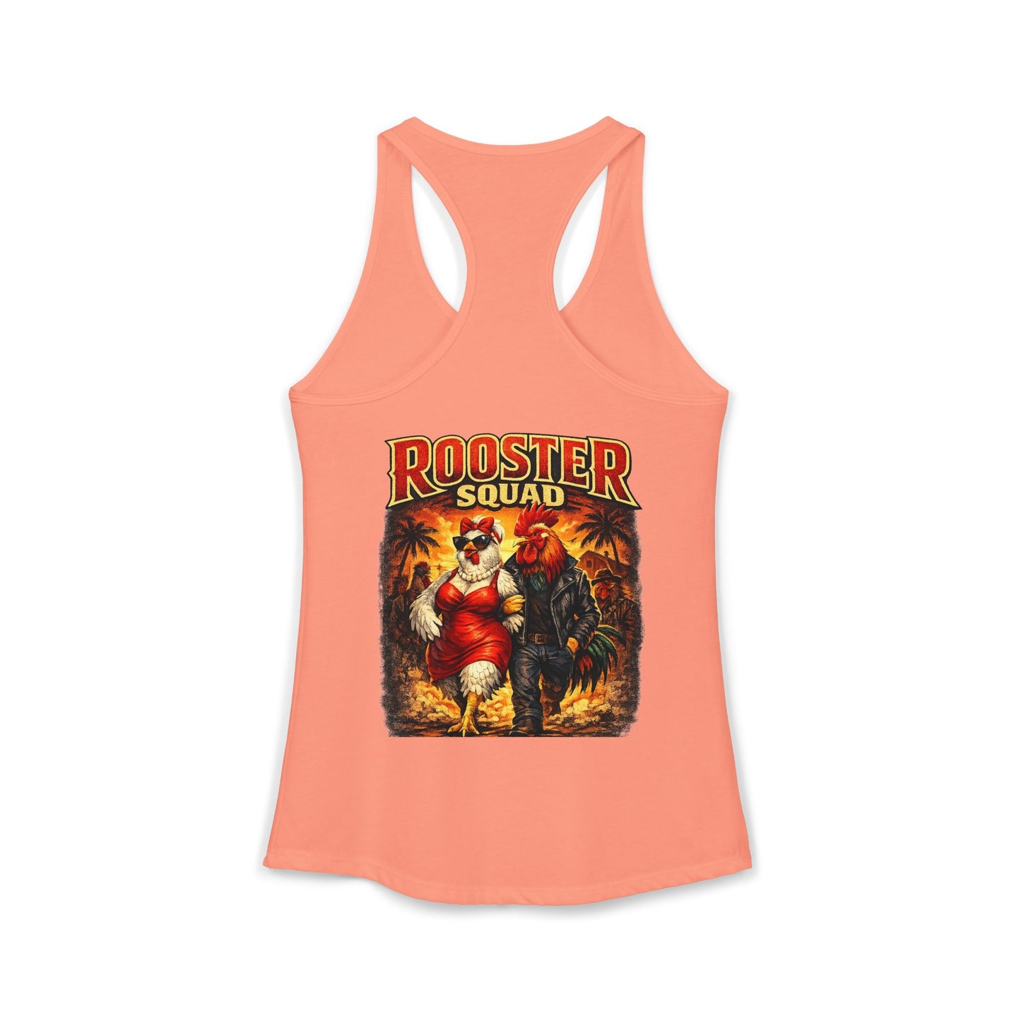 Big Hen Energy Rooster Squad Racerback Tank