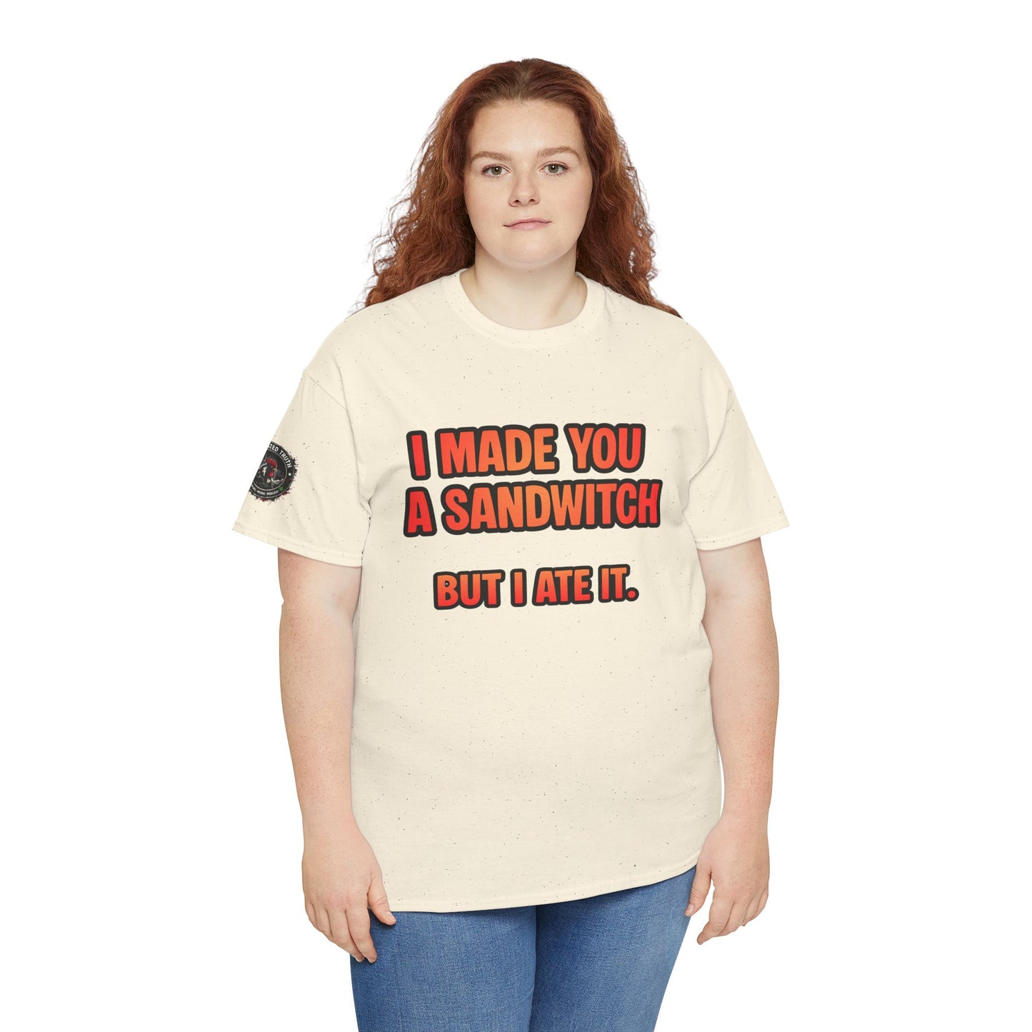Funny Sandwich T-Shirt — "I Made You a Sandwitch But I Ate It." Graphic Tee