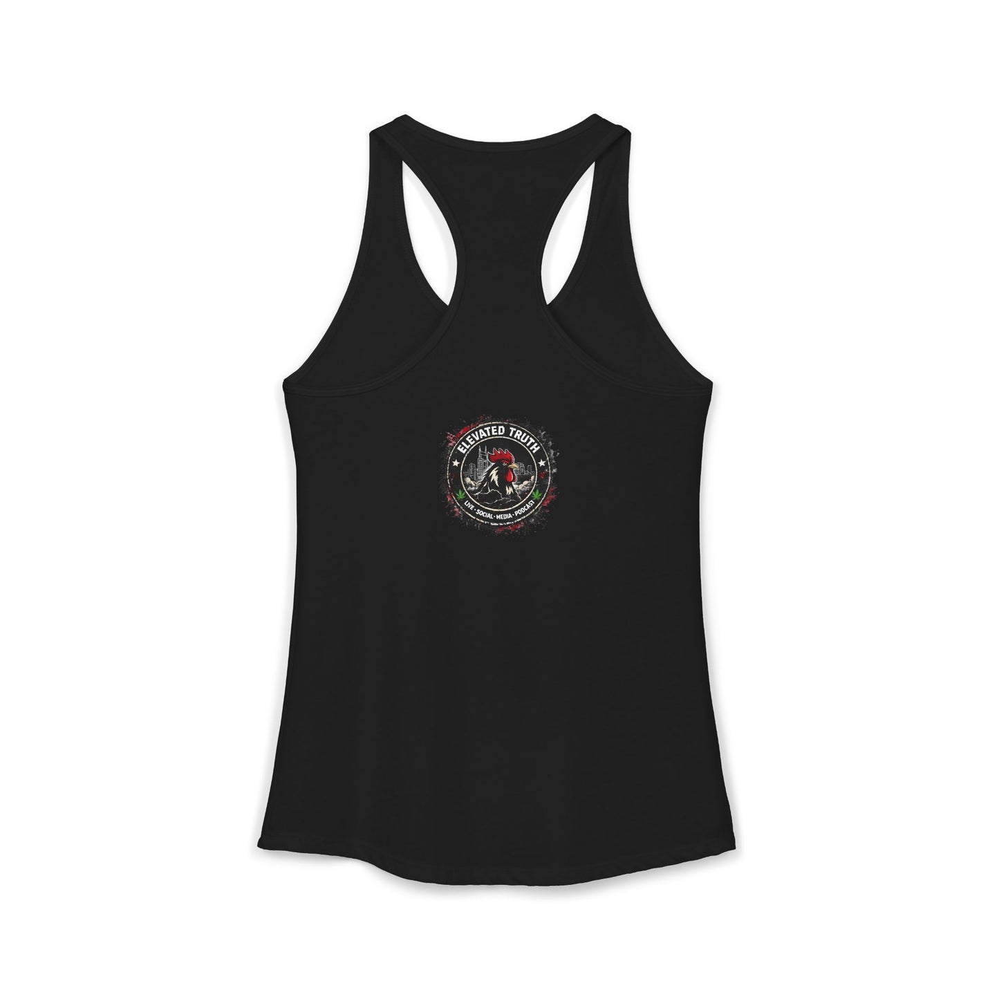 Roosters and Roses --Women's Ideal Racerback Tank