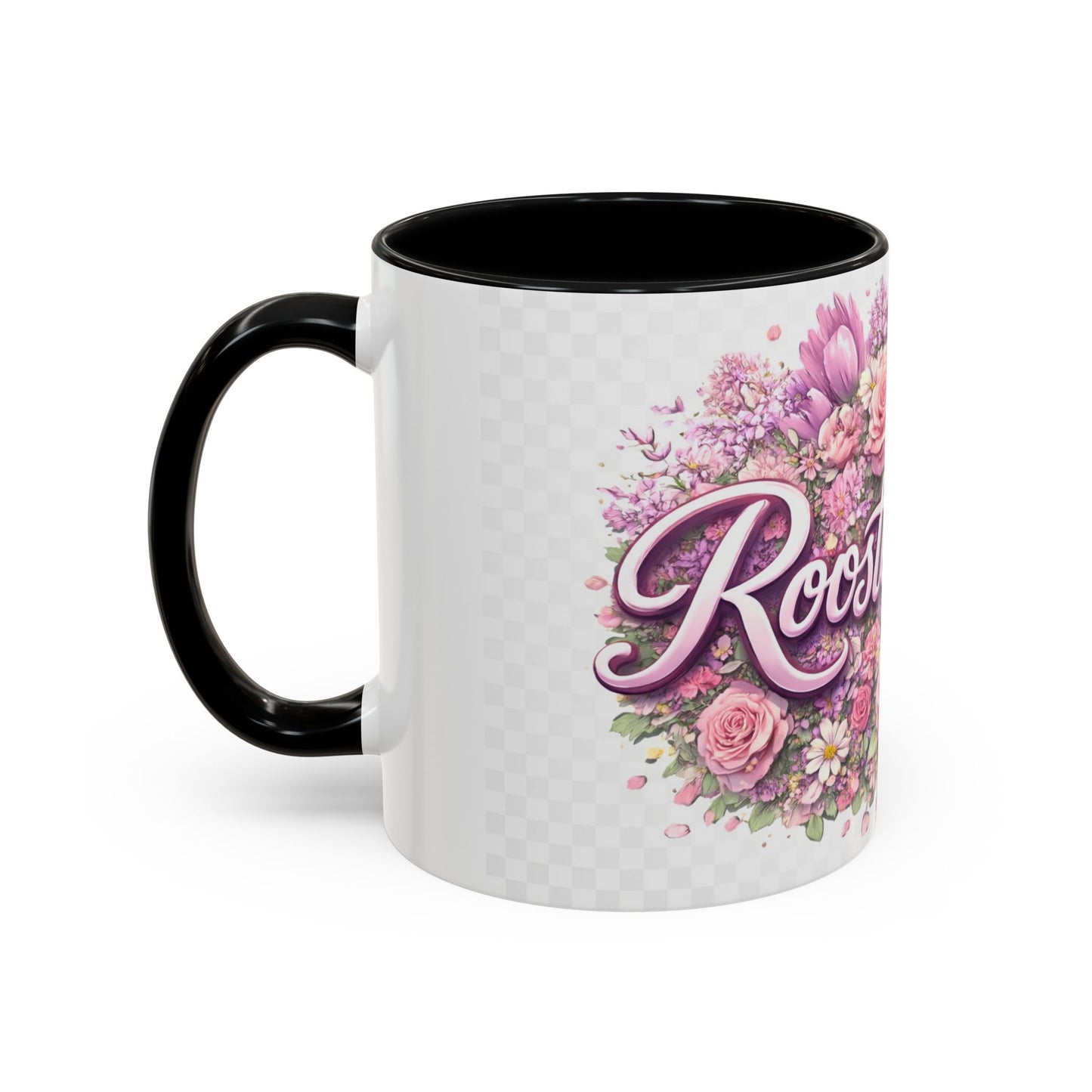 Rooster Squad Floral Accent Coffee Mug — Pink Rose Garden 11/15oz