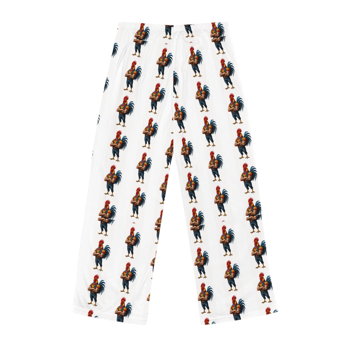 Cozy  Rooster Squad Print Pajama Pants for Women