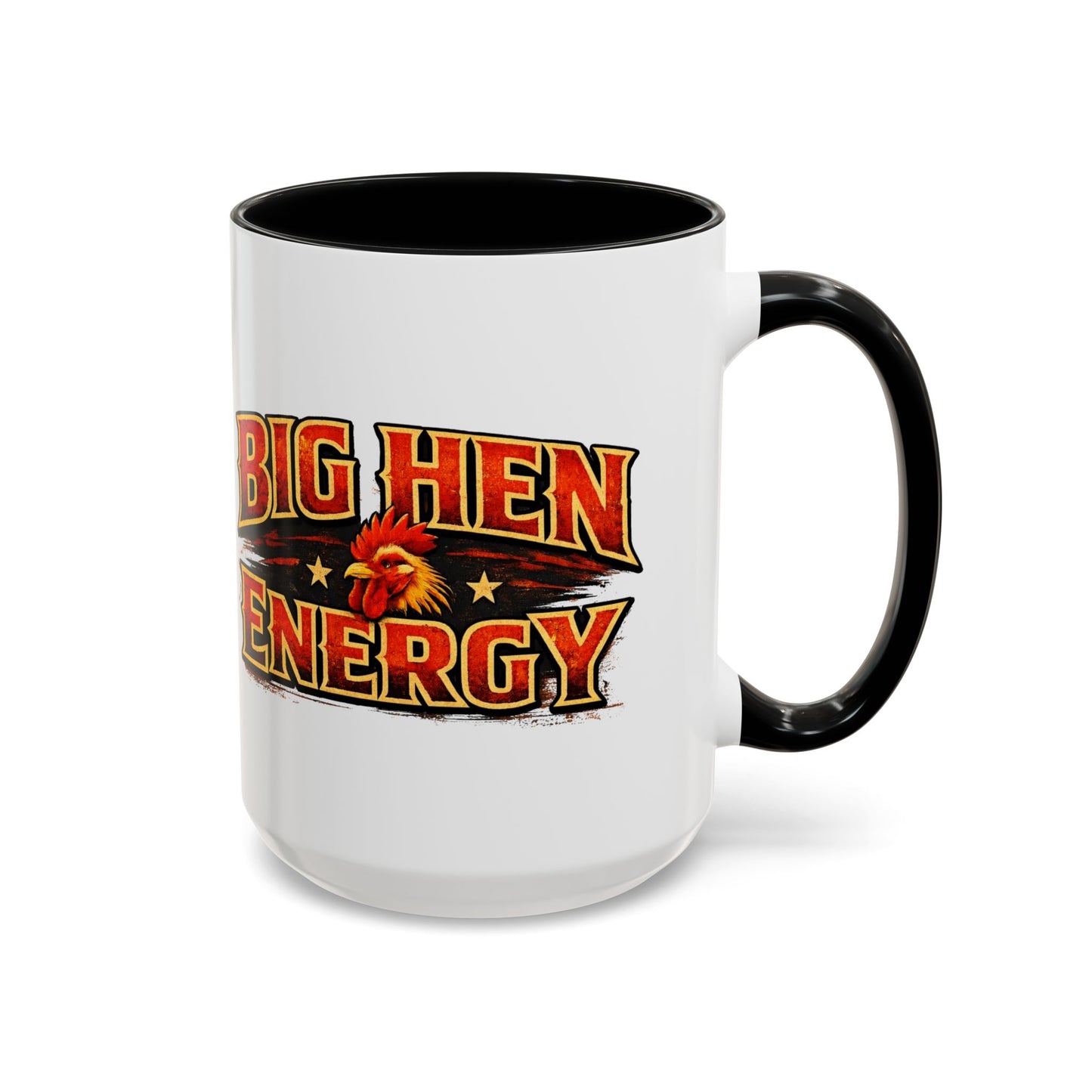 Rooster Squad Coffee Mug — “Big Hen Energy” Funny Farm Chicken Gift