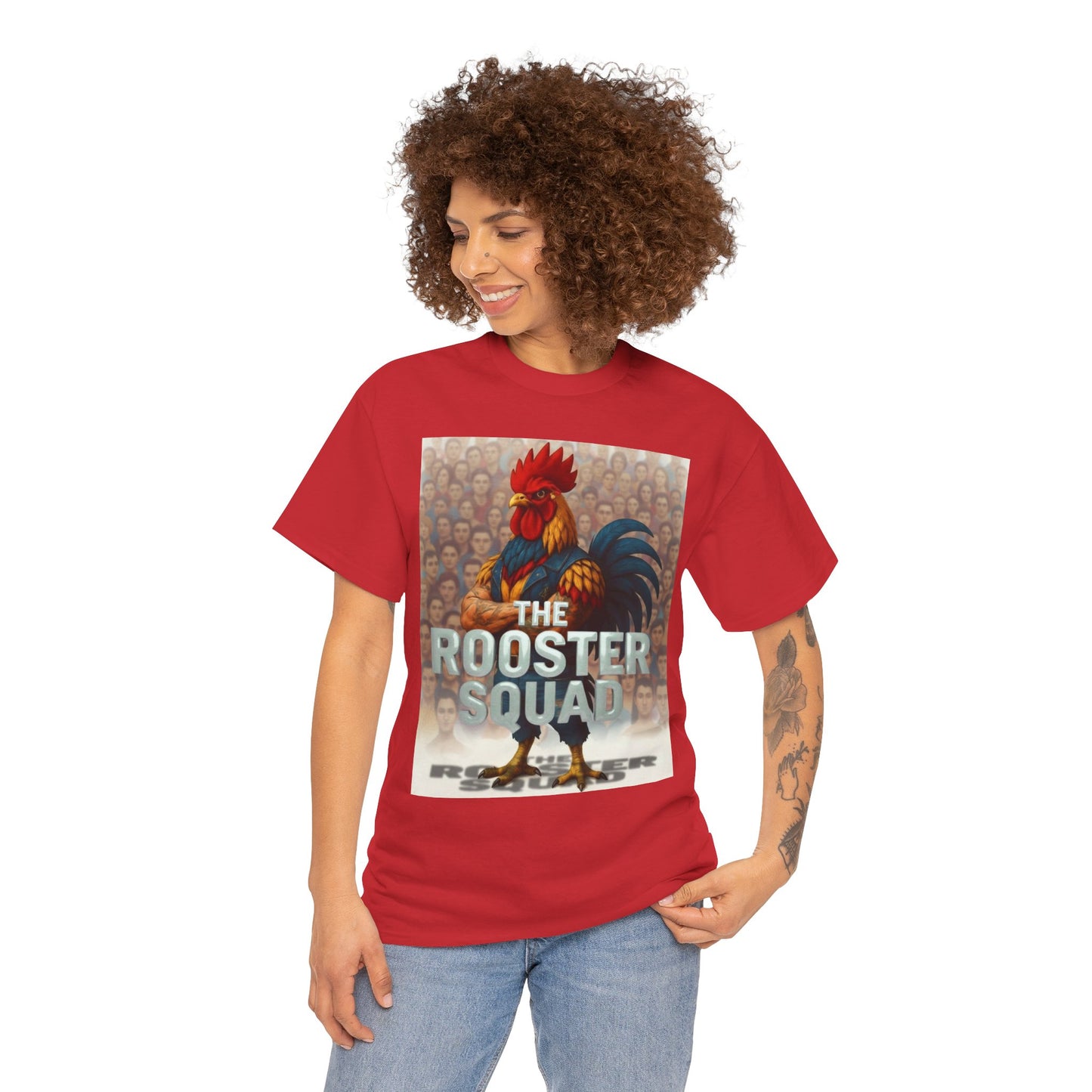 Rooster Squad T-Shirt — Rock With Our Flock Tee