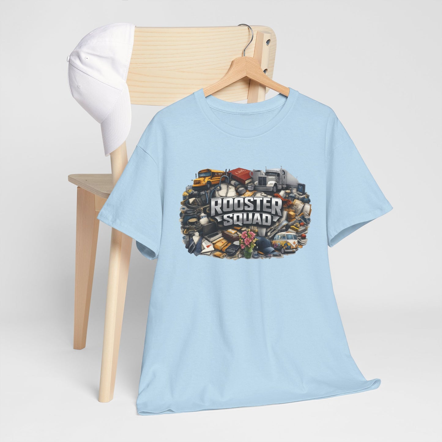 Rooster Squad STRONGER TOGETHER - WE ARE MANY — Vintage Farming / Barnyard Crew Shirt