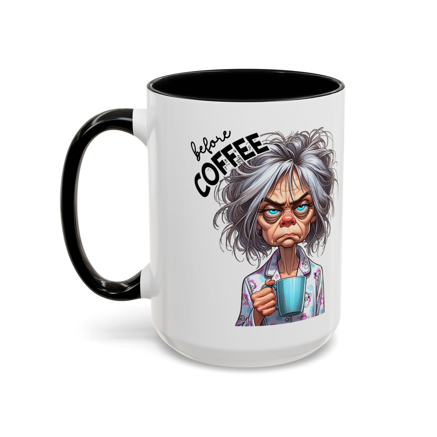 Funny Before & After Coffee Mug — Haggard Before, Fabulous After (11/15oz)