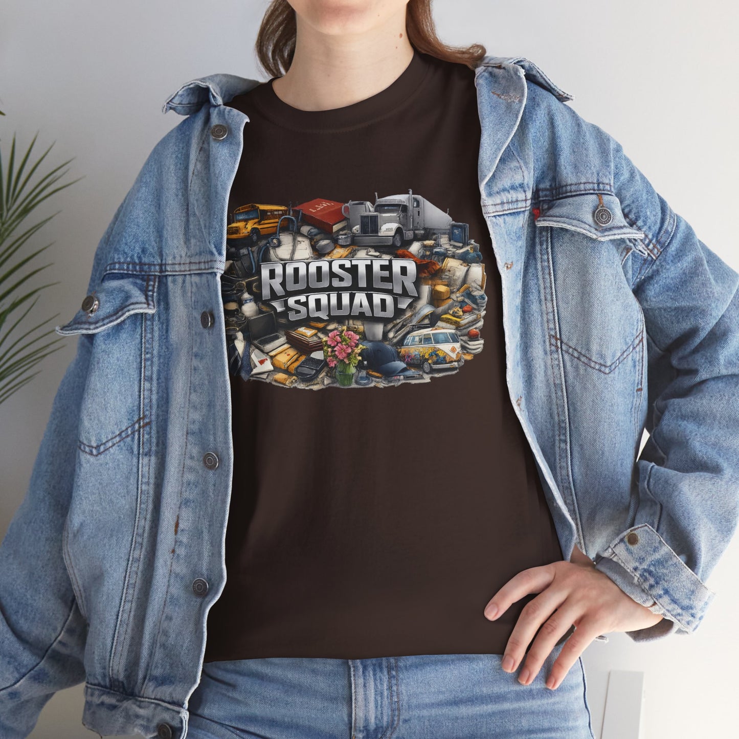 Rooster Squad STRONGER TOGETHER - WE ARE MANY — Vintage Farming / Barnyard Crew Shirt