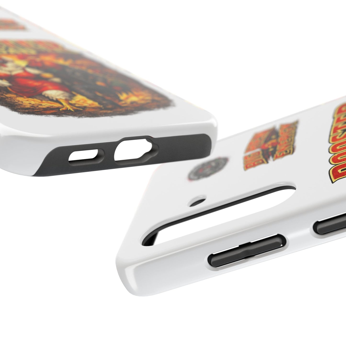 Rooster Squad Tough Phone Case – "Big Hen Energy" Retro Chicken Couple Design