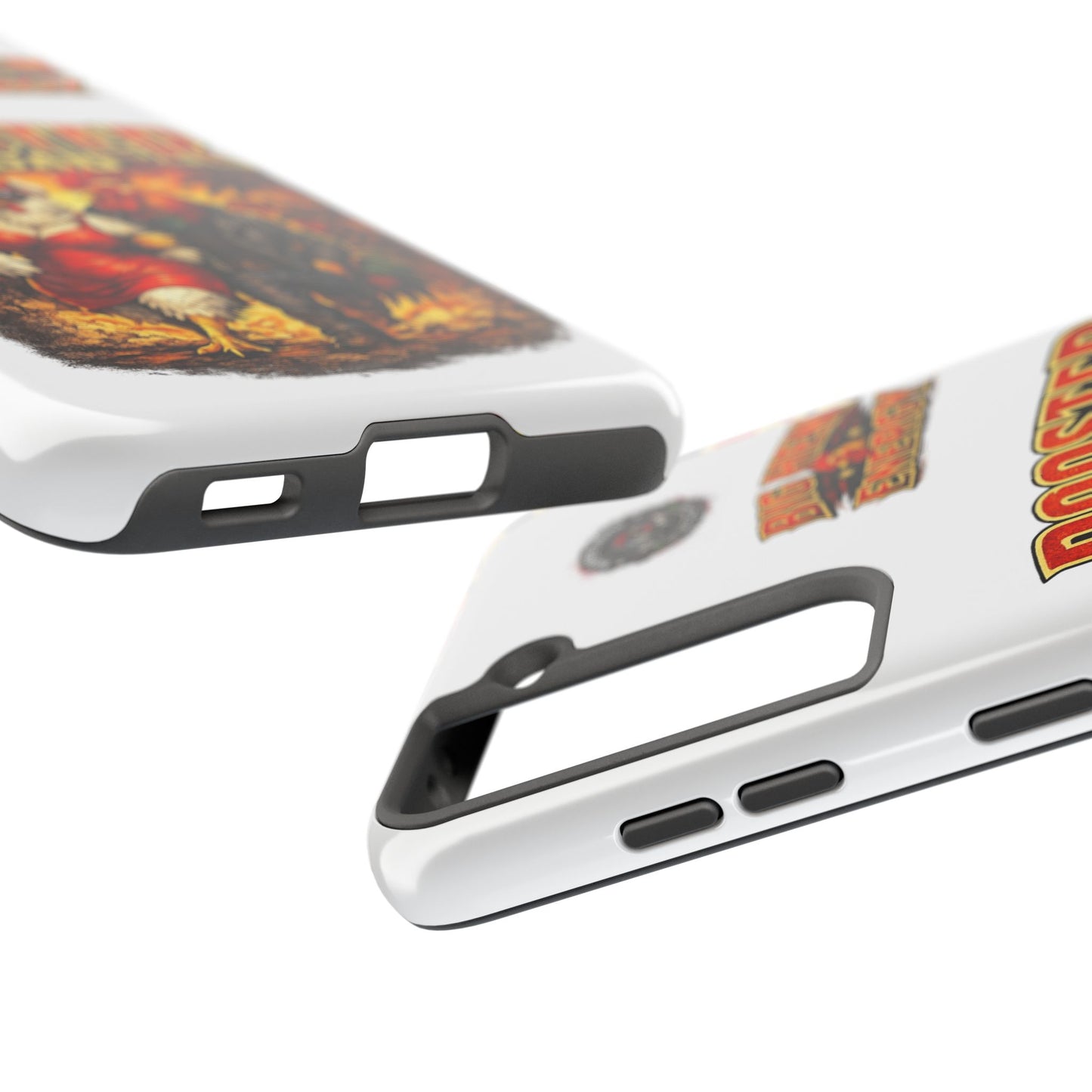 Rooster Squad Tough Phone Case – "Big Hen Energy" Retro Chicken Couple Design