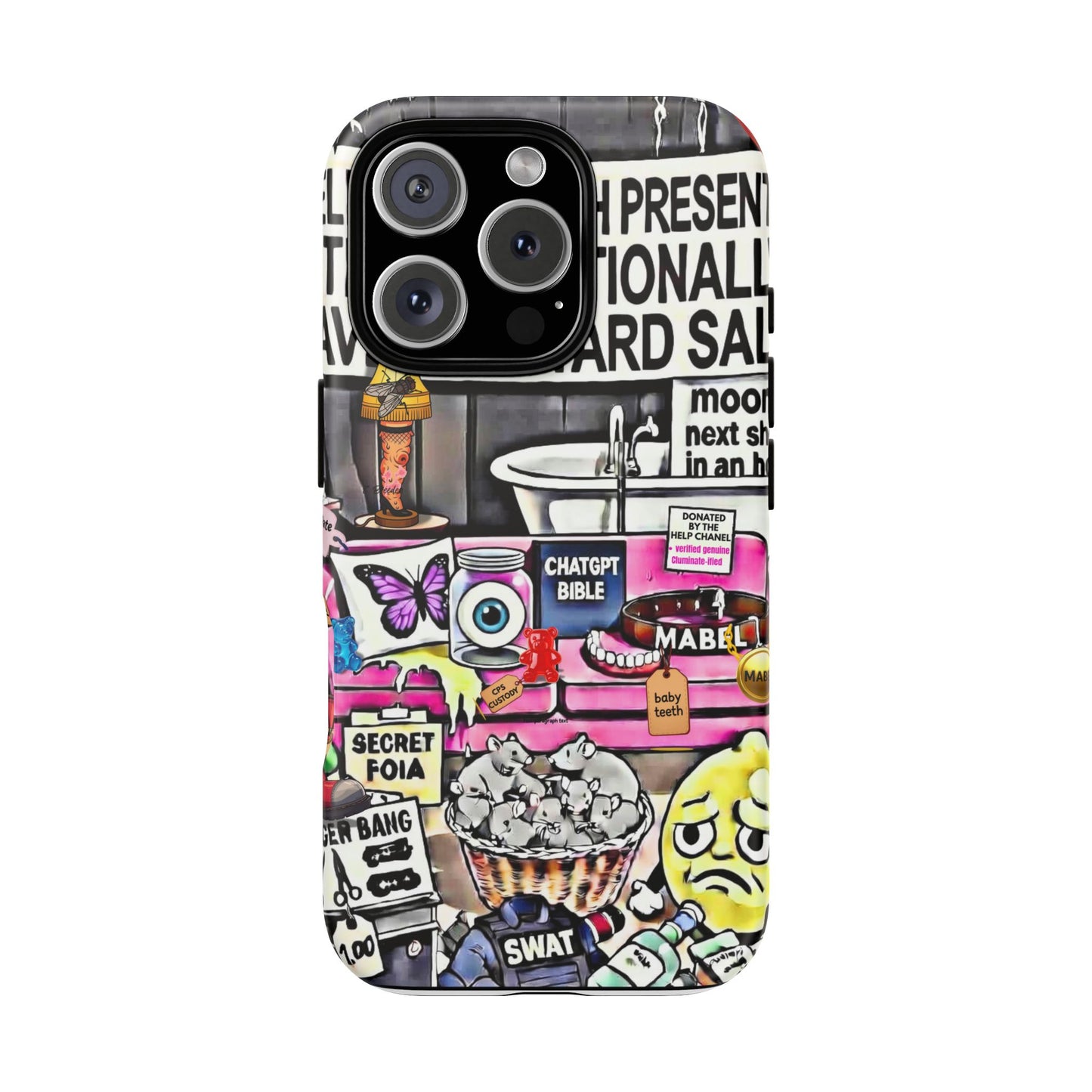 Full - 'Elevated Truth Presents: The Exceptionally Average Yard Sale' Illustrated Design