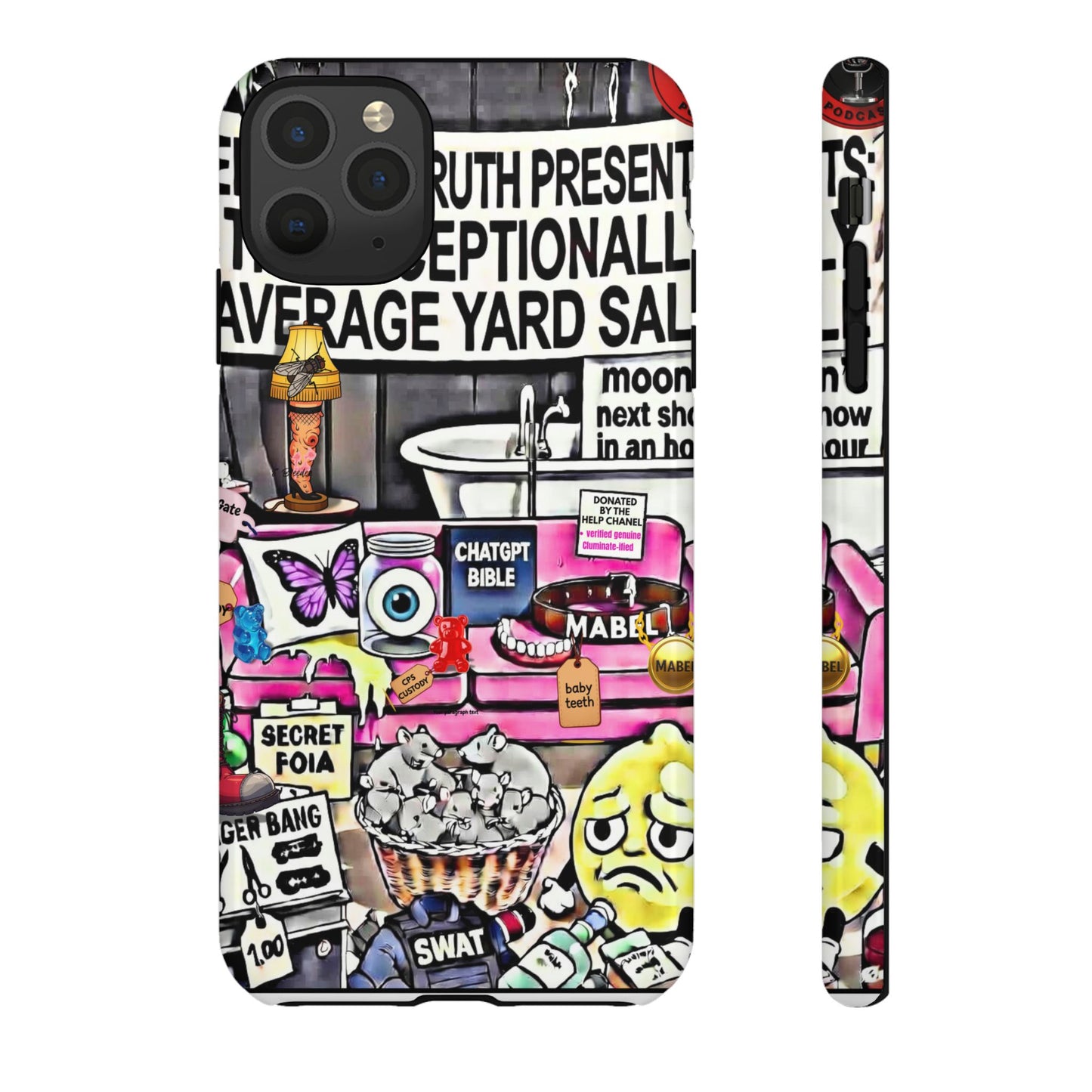 Full - 'Elevated Truth Presents: The Exceptionally Average Yard Sale' Illustrated Design