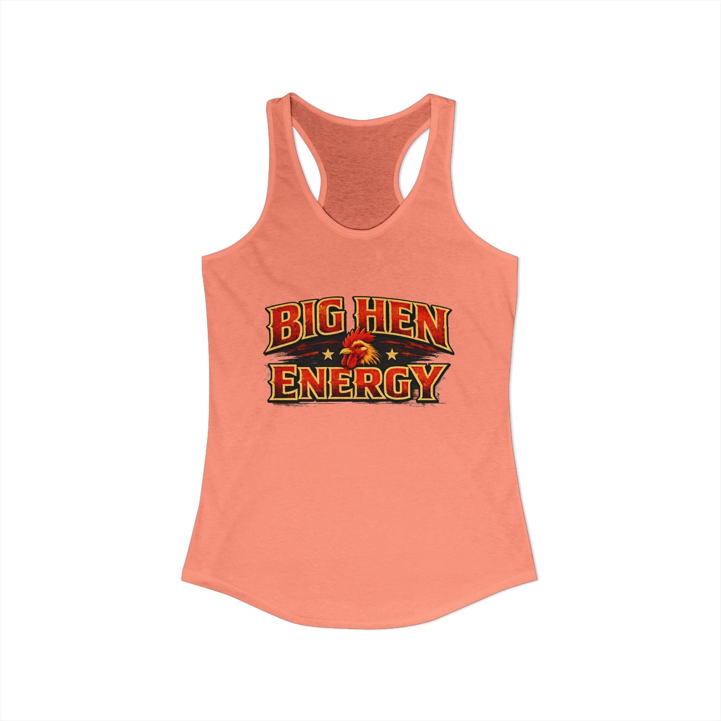 Big Hen Energy Rooster Squad Racerback Tank