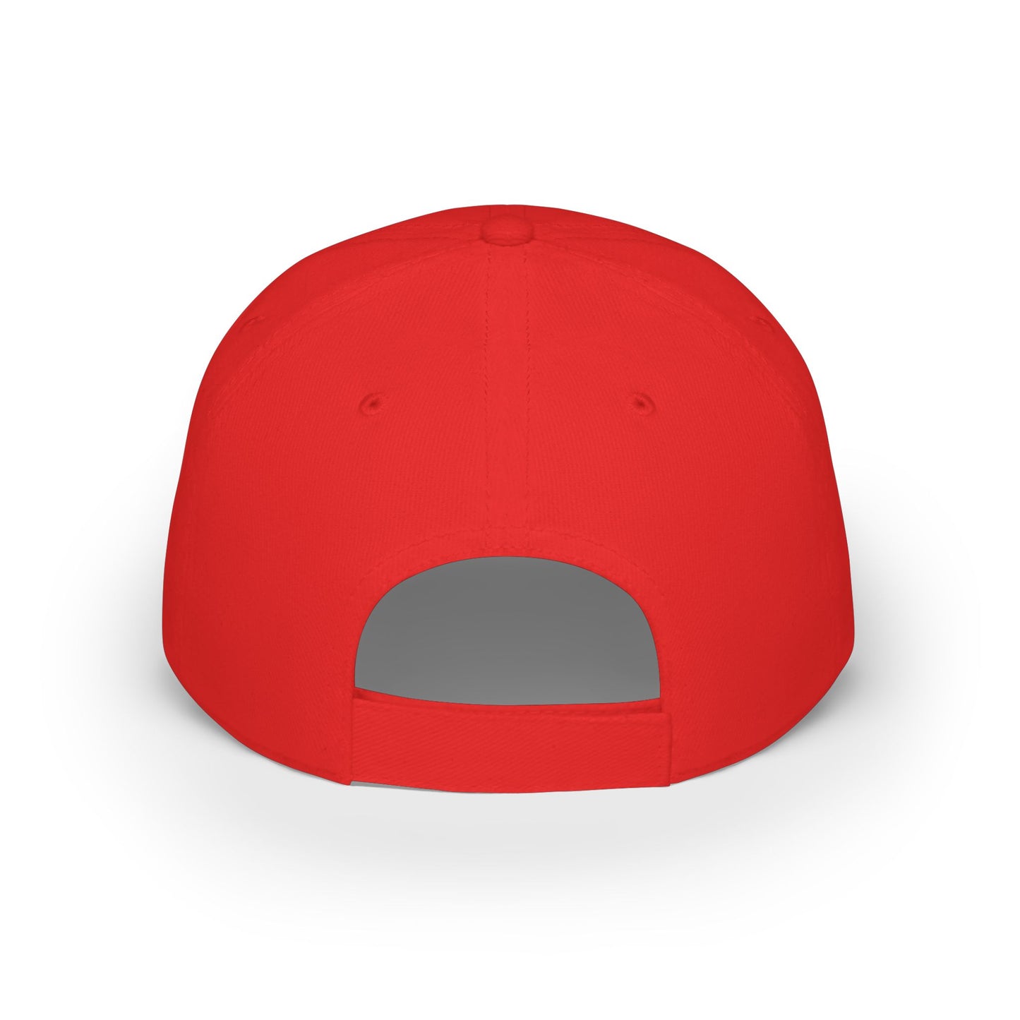 Big Hen Energy Baseball Cap — Embroidered Red Low Profile Hat