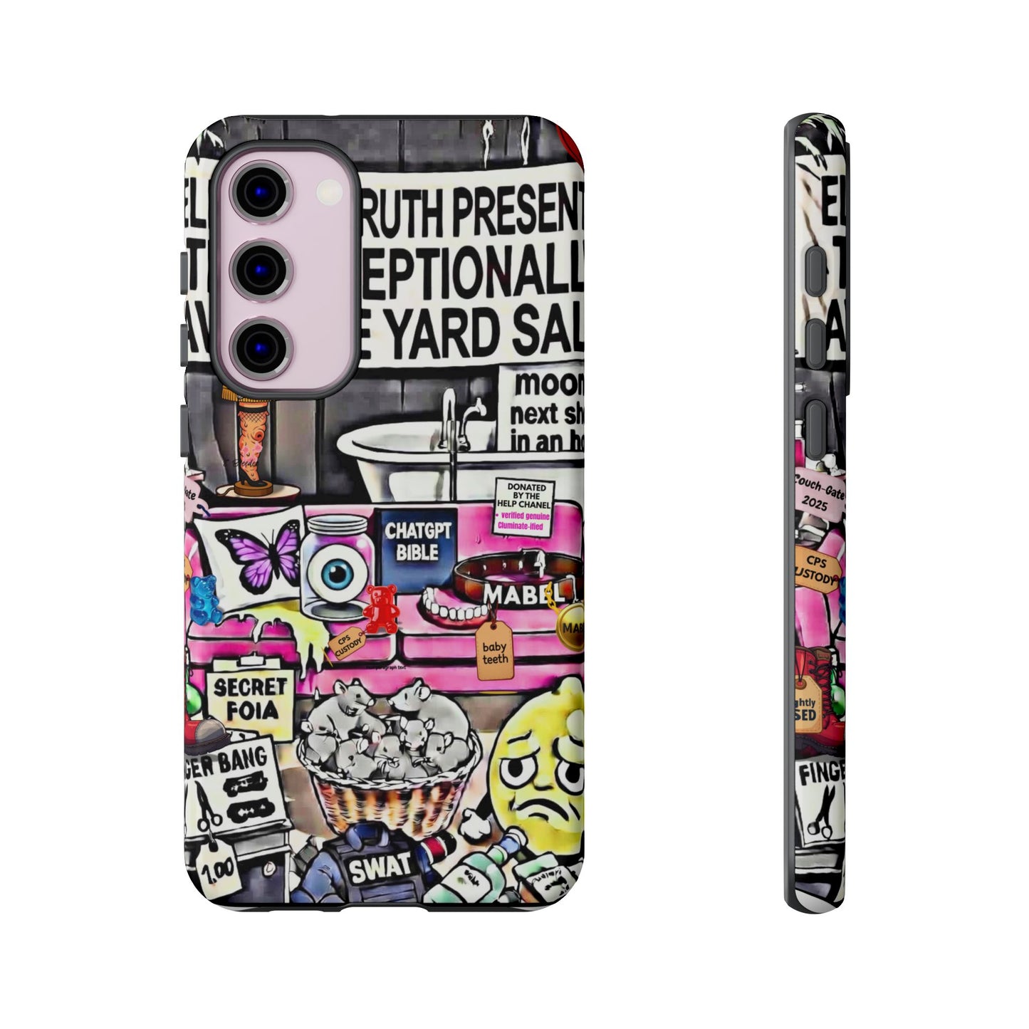 Full - 'Elevated Truth Presents: The Exceptionally Average Yard Sale' Illustrated Design