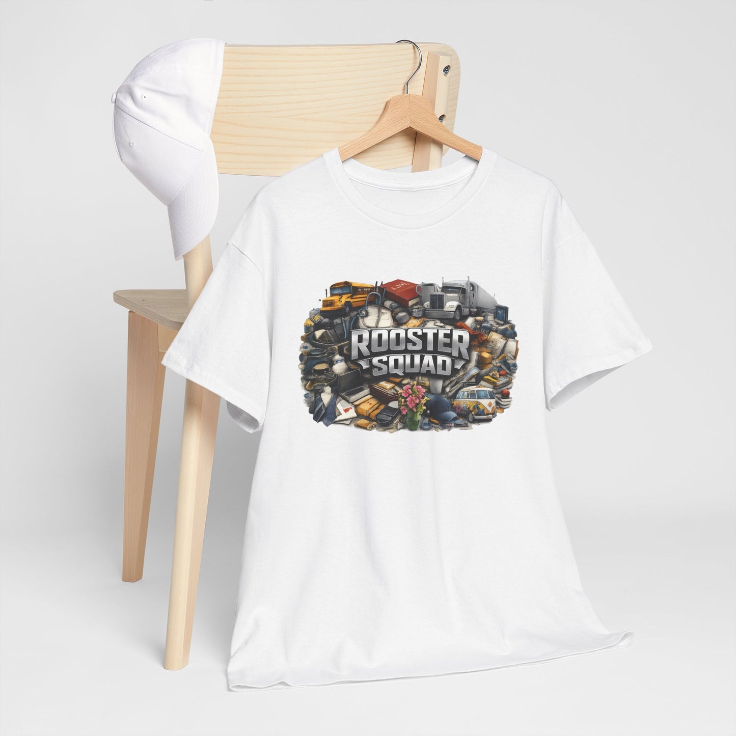 Rooster Squad STRONGER TOGETHER - WE ARE MANY — Vintage Farming / Barnyard Crew Shirt