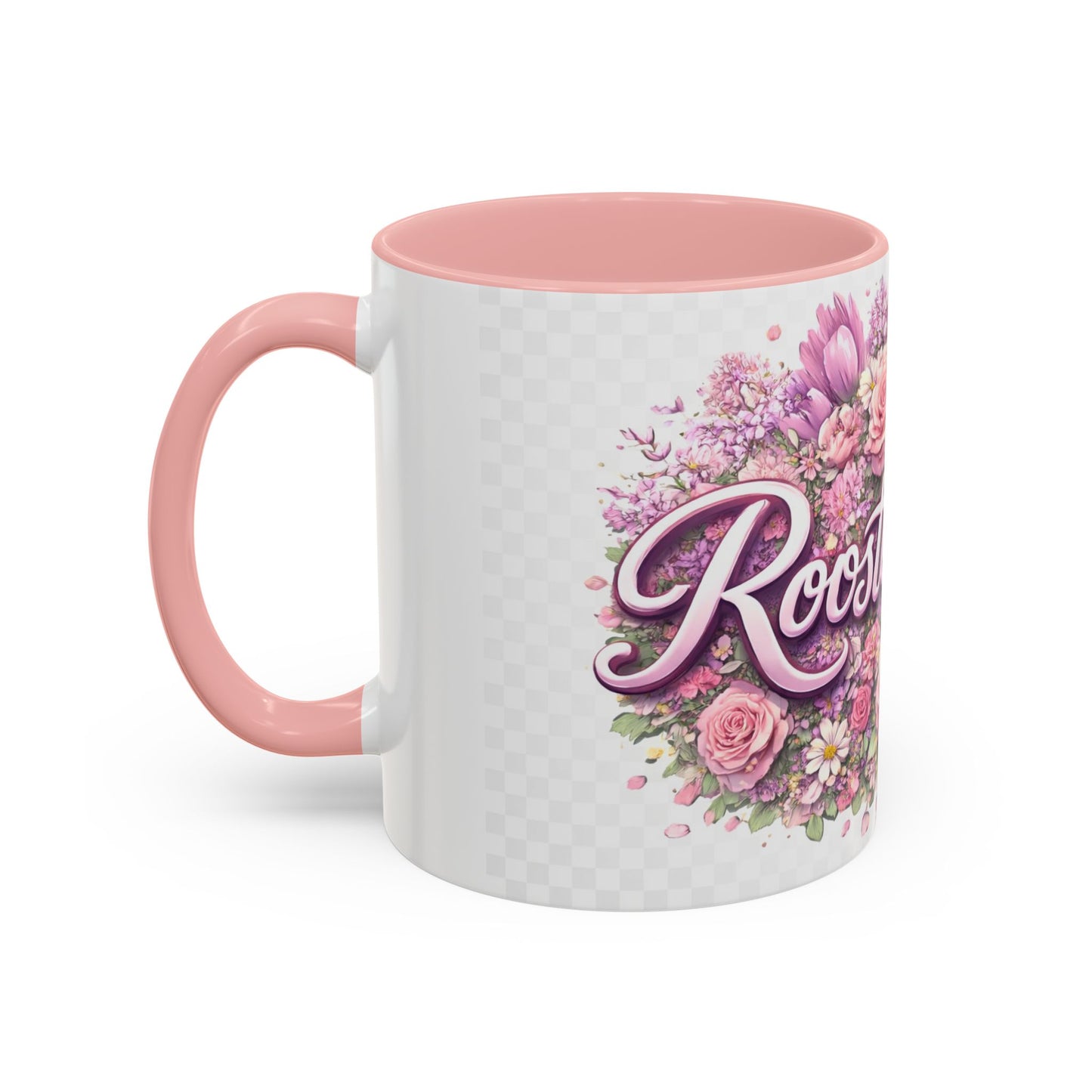 Rooster Squad Floral Accent Coffee Mug — Pink Rose Garden 11/15oz