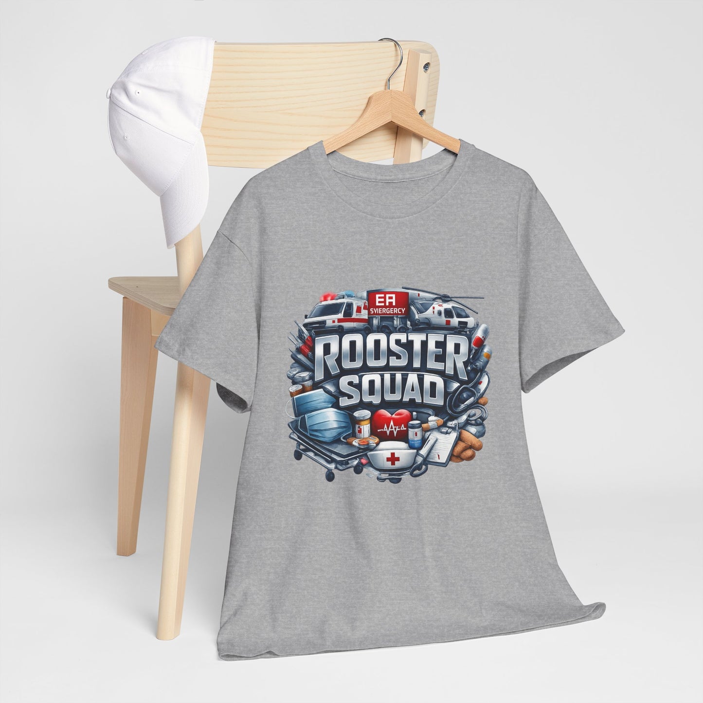 Rooster Squad ER Team T-Shirt — Emergency Medical Technician Paramedic Tee