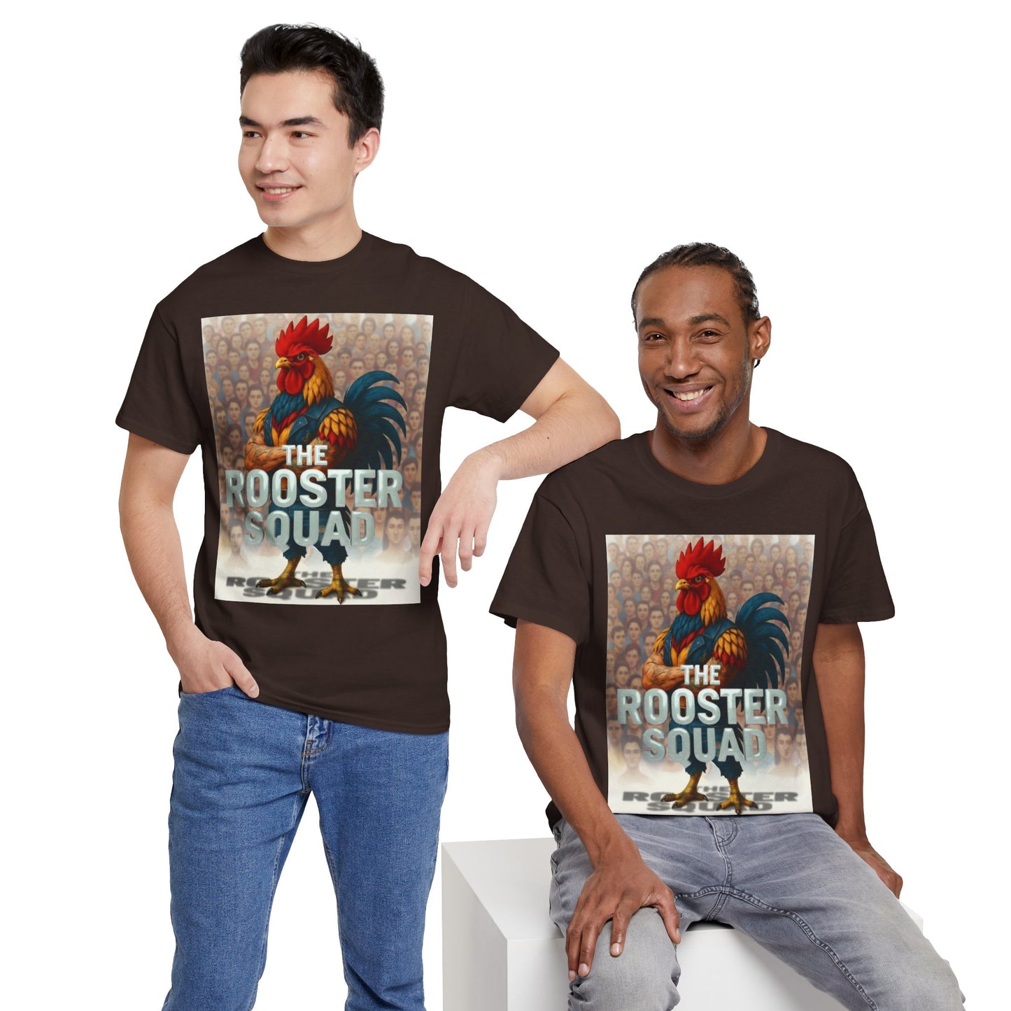 Rooster Squad T-Shirt — Rock With Our Flock Tee