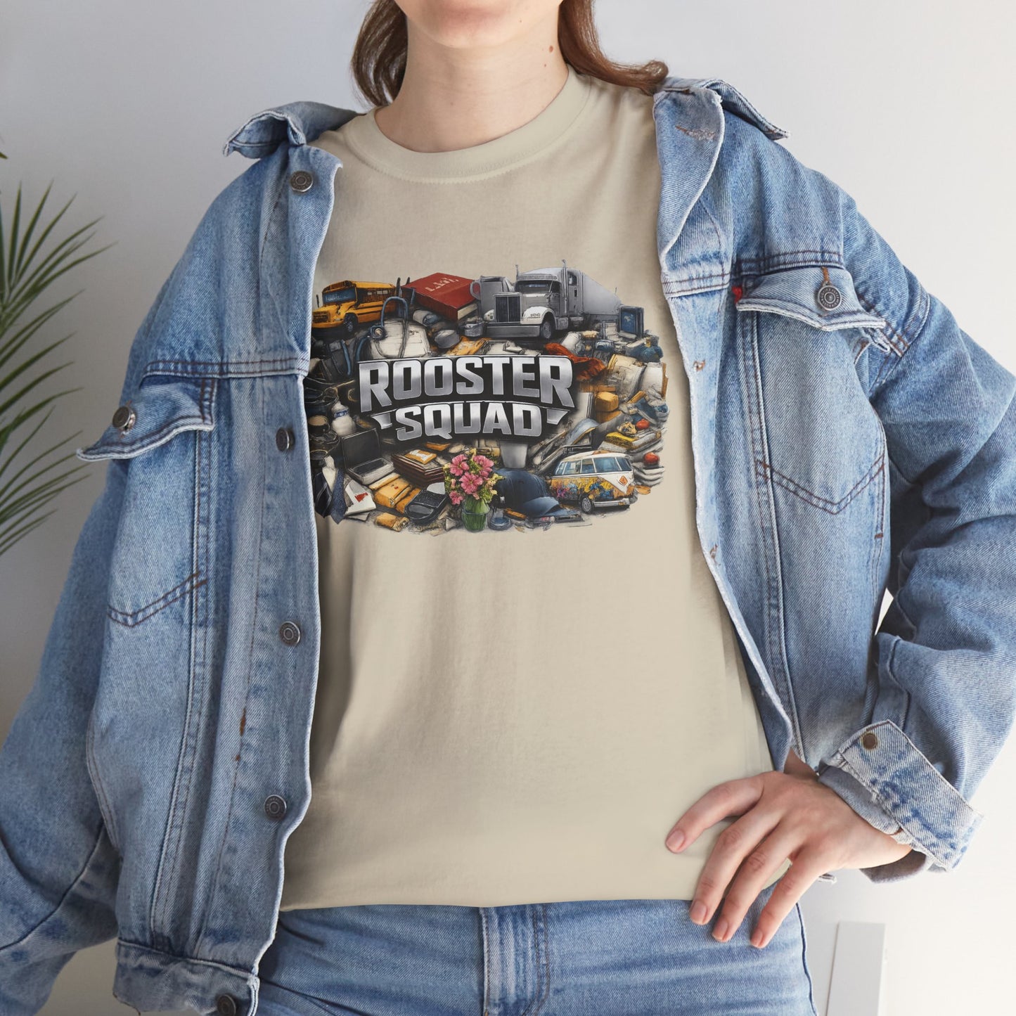 Rooster Squad STRONGER TOGETHER - WE ARE MANY — Vintage Farming / Barnyard Crew Shirt