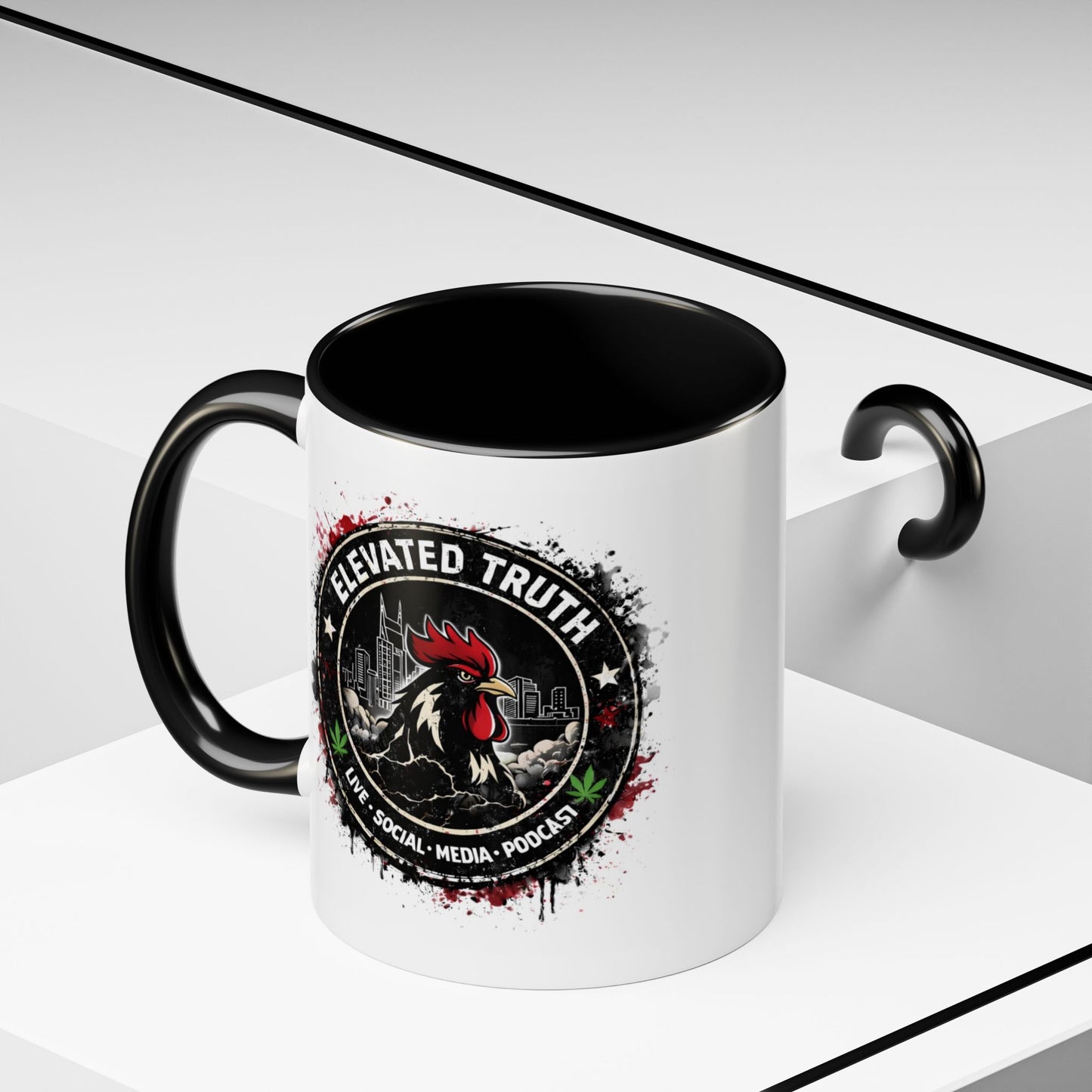 Respectfully Coffee Mug — Funny 'I've Seen Some Things' Cockroach Cartoon Accent Mug (11/15oz)