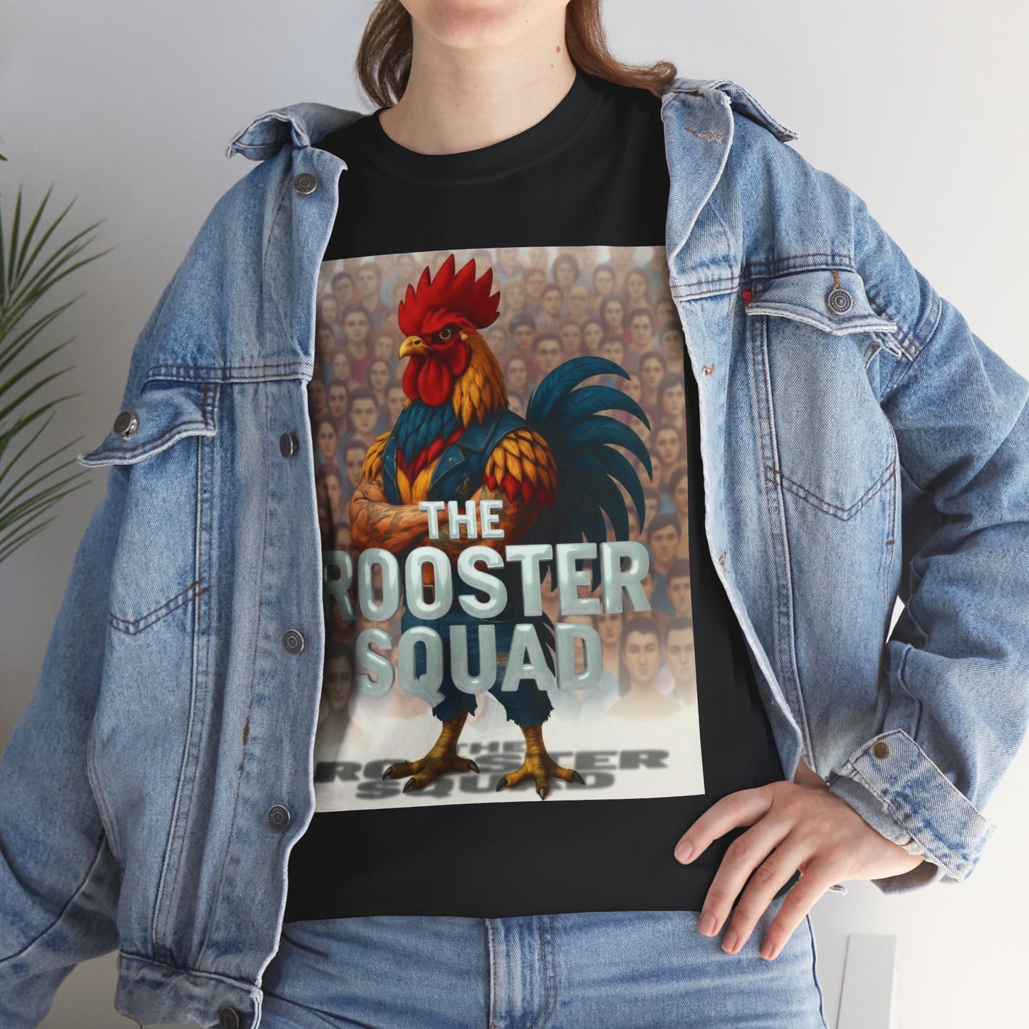 Rooster Squad T-Shirt — Rock With Our Flock Tee