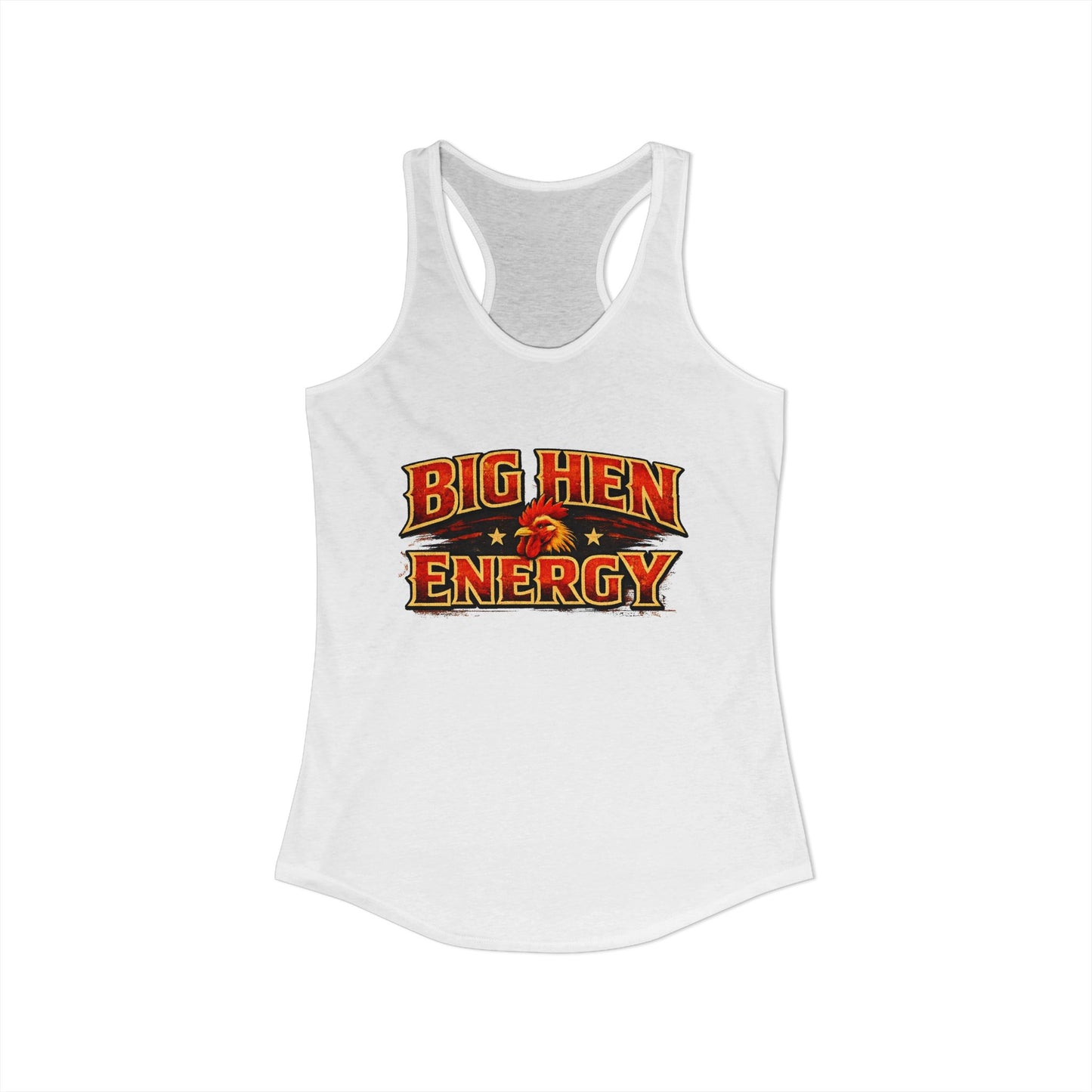 Big Hen Energy Rooster Squad Racerback Tank