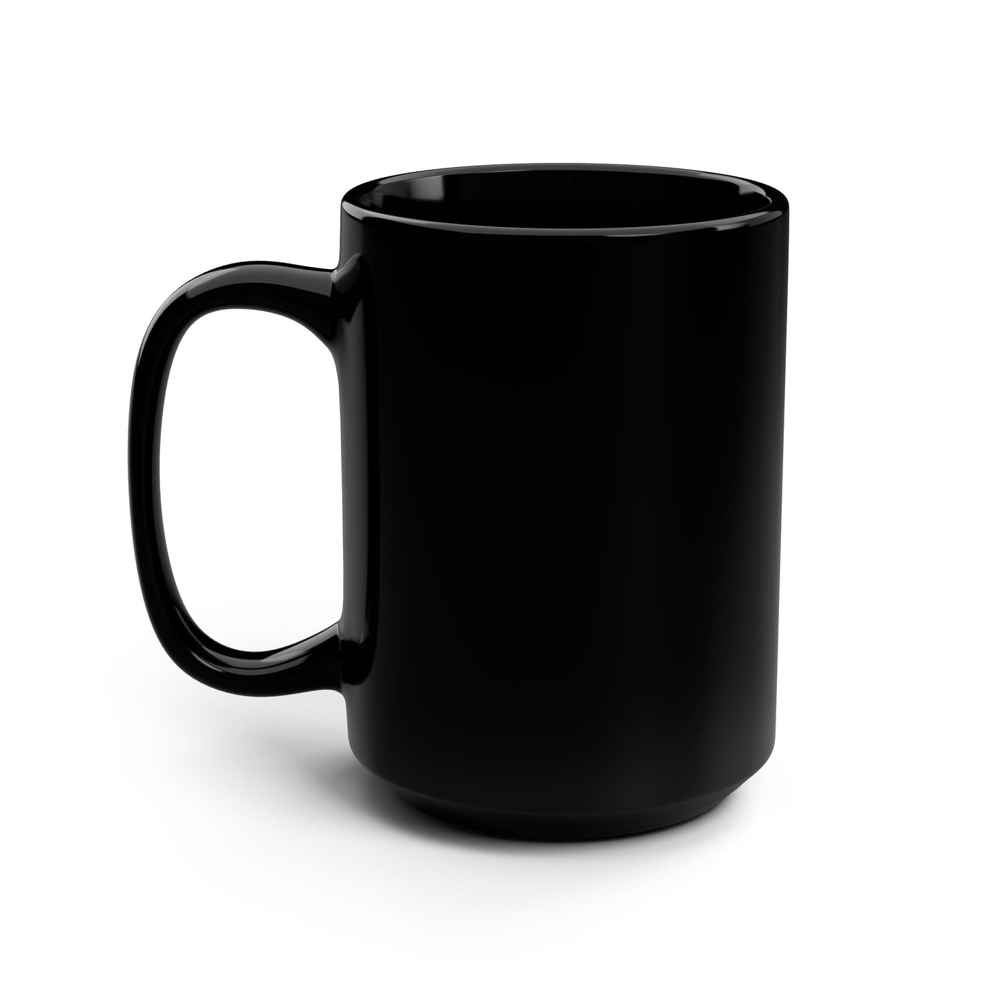 15oz Black Mug — “Everything Will Be OK” Inspirational Coffee Cup