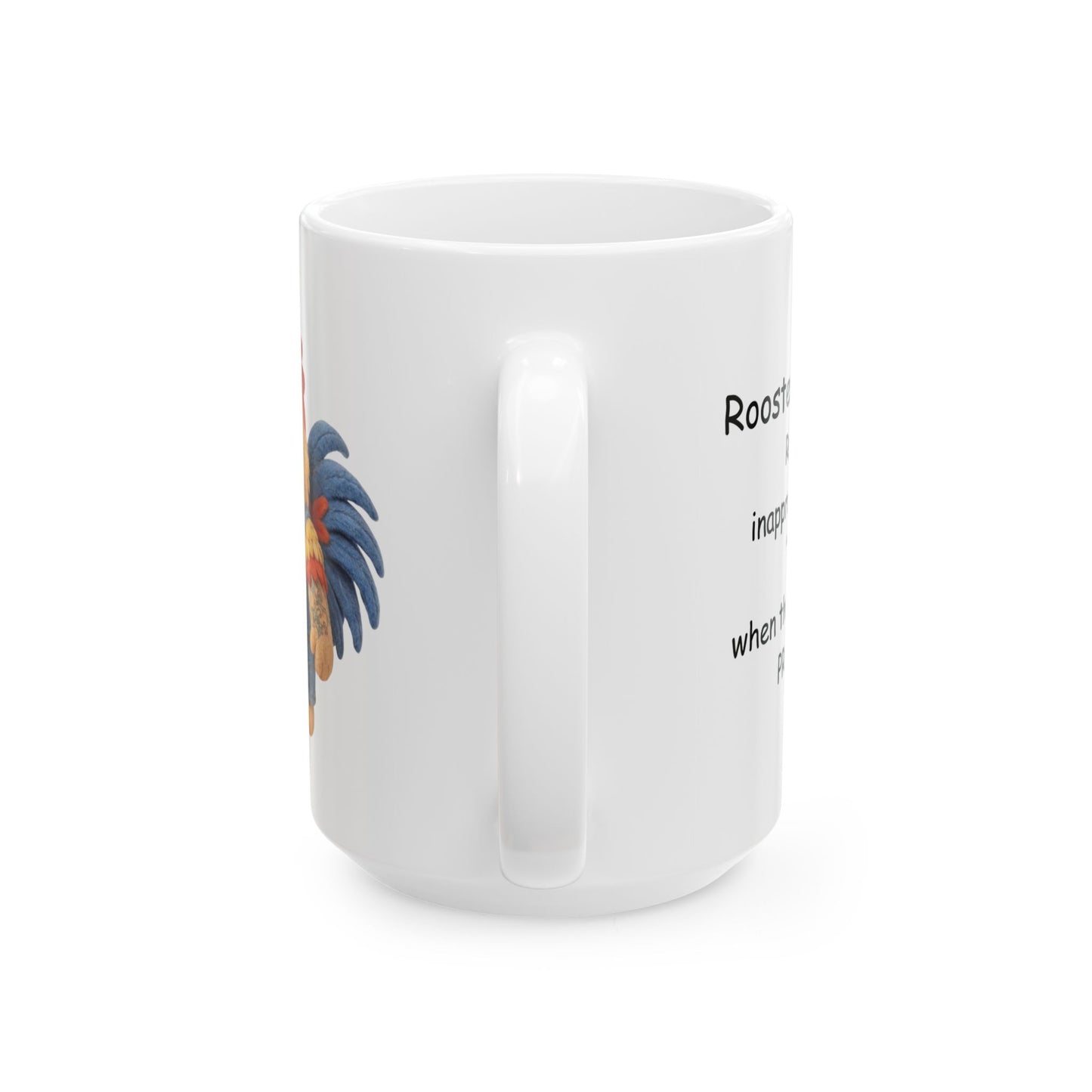 Rooster Pledge Ceramic Mug – Inspirational Farmhouse Coffee Cup (11oz, 15oz)