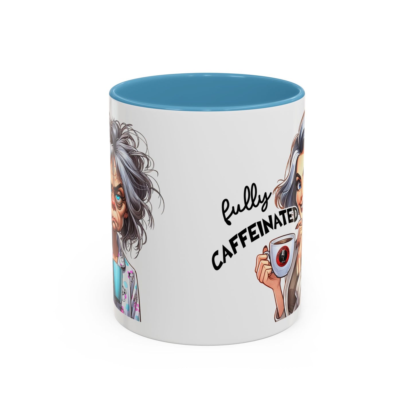 Funny Before & After Coffee Mug — Haggard Before, Fabulous After (11/15oz)