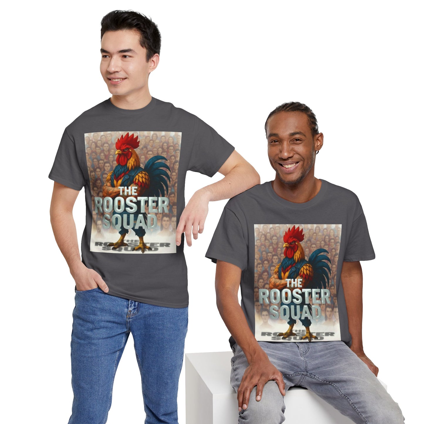Rooster Squad T-Shirt — Rock With Our Flock Tee