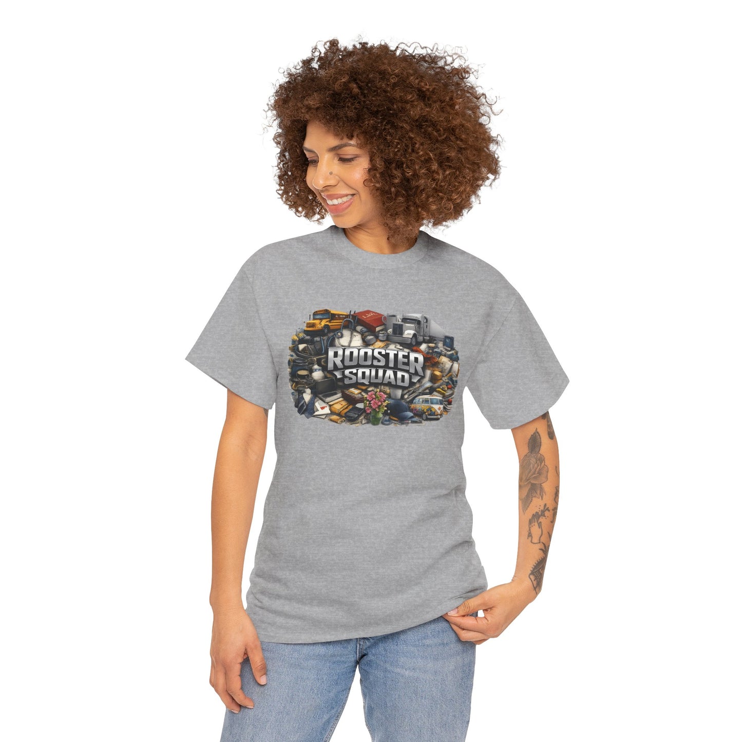 Rooster Squad STRONGER TOGETHER - WE ARE MANY — Vintage Farming / Barnyard Crew Shirt