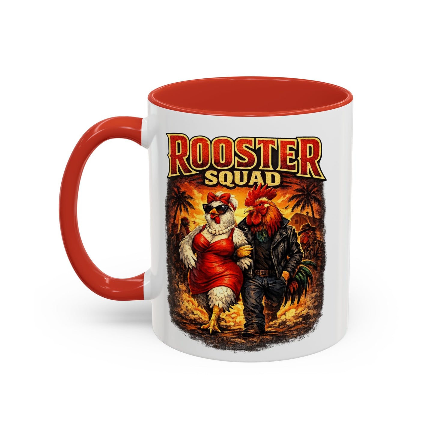Rooster Squad Coffee Mug — “Big Hen Energy” Funny Farm Chicken Gift