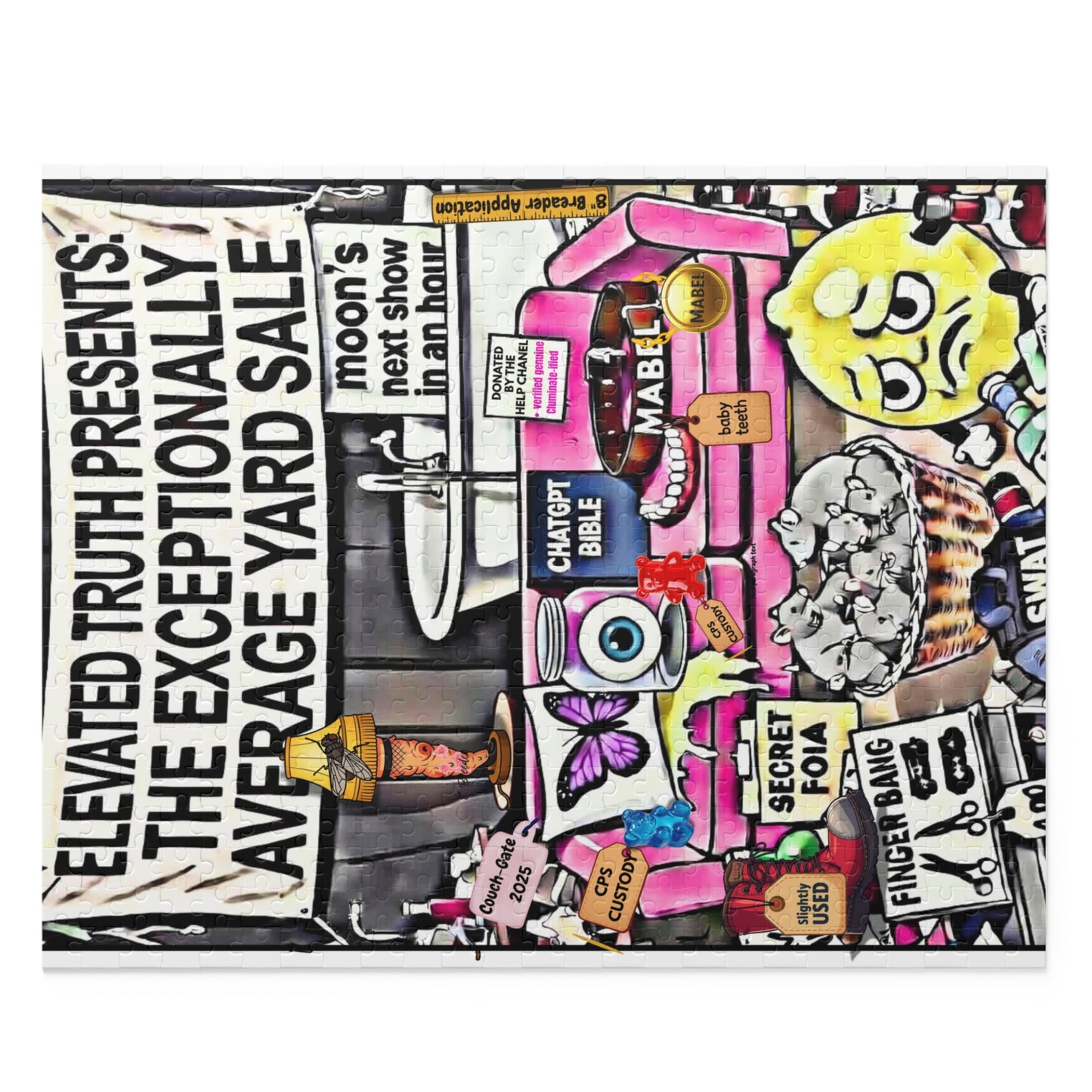 Puzzle — 'Elevated Truth Presents: The Exceptionally Average Yard Sale' Illustrated Jigsaw