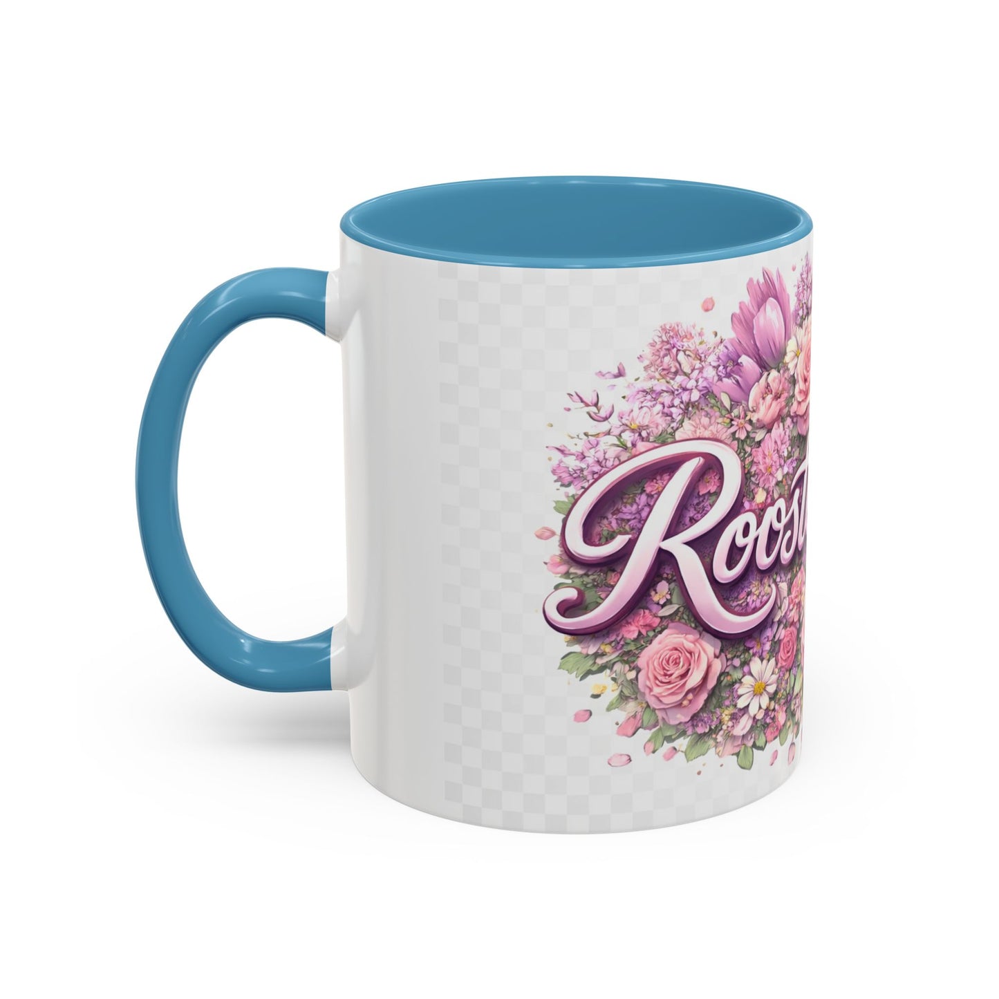 Rooster Squad Floral Accent Coffee Mug — Pink Rose Garden 11/15oz