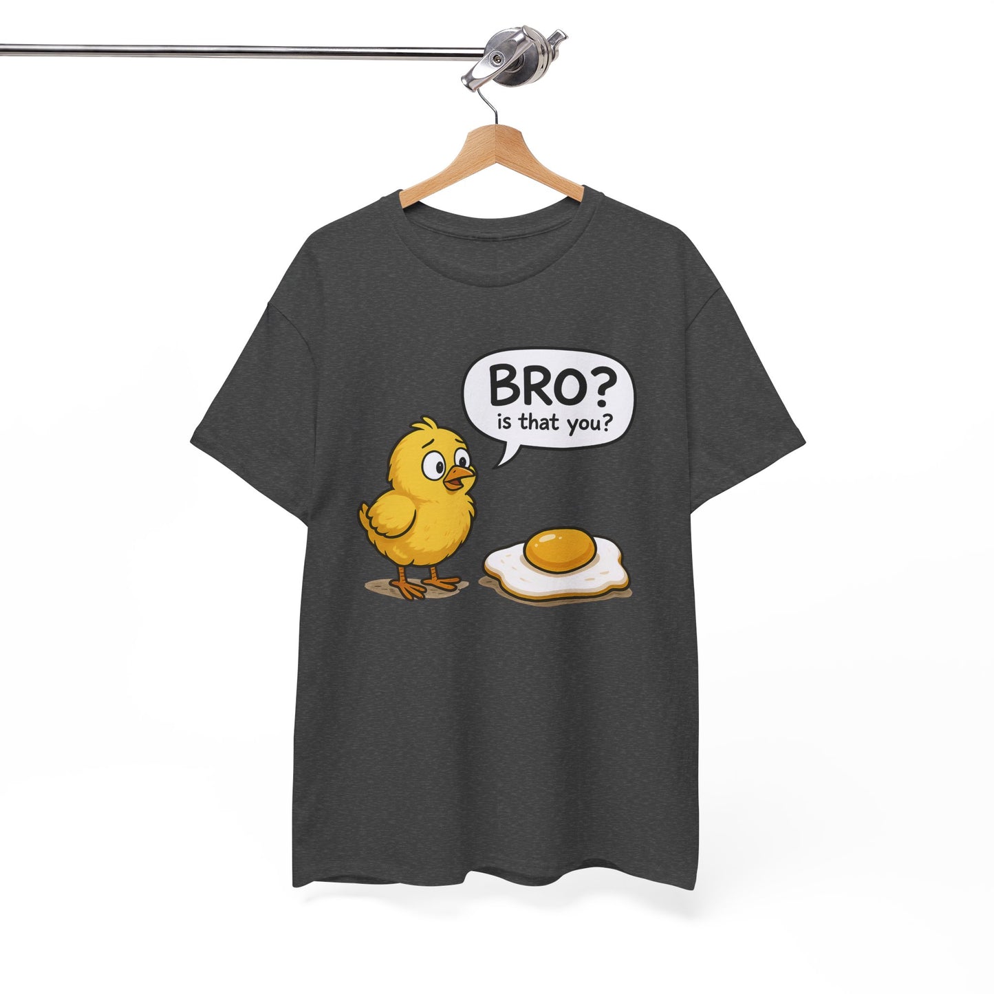 Funny Chick and Egg T‑Shirt — "Bro? Is That You?" Cute Novelty Tee