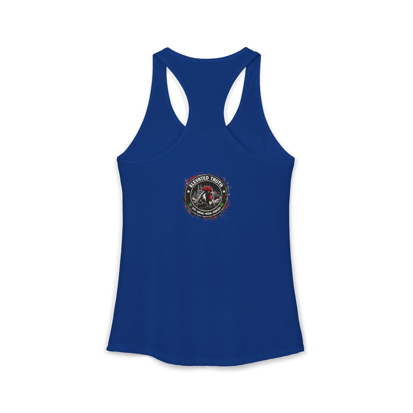Roosters and Roses --Women's Ideal Racerback Tank