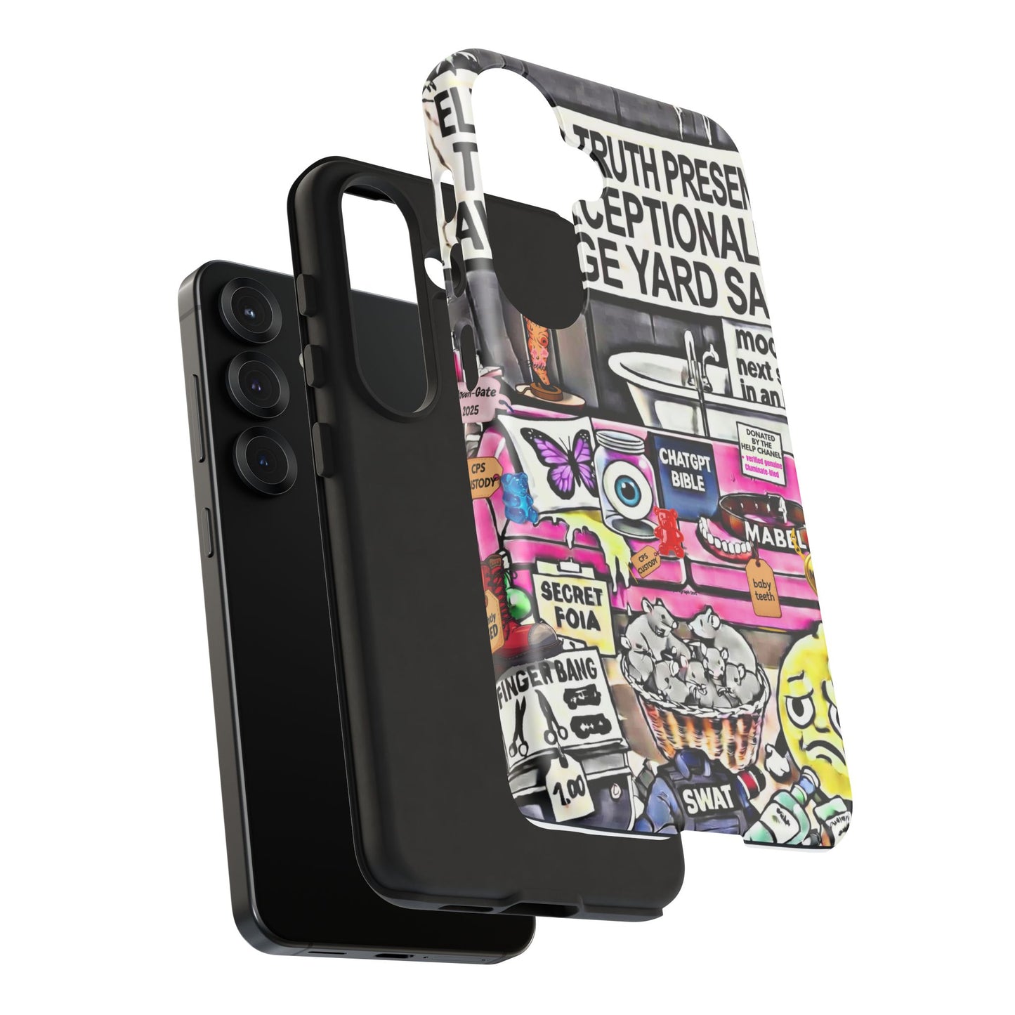 Full - 'Elevated Truth Presents: The Exceptionally Average Yard Sale' Illustrated Design