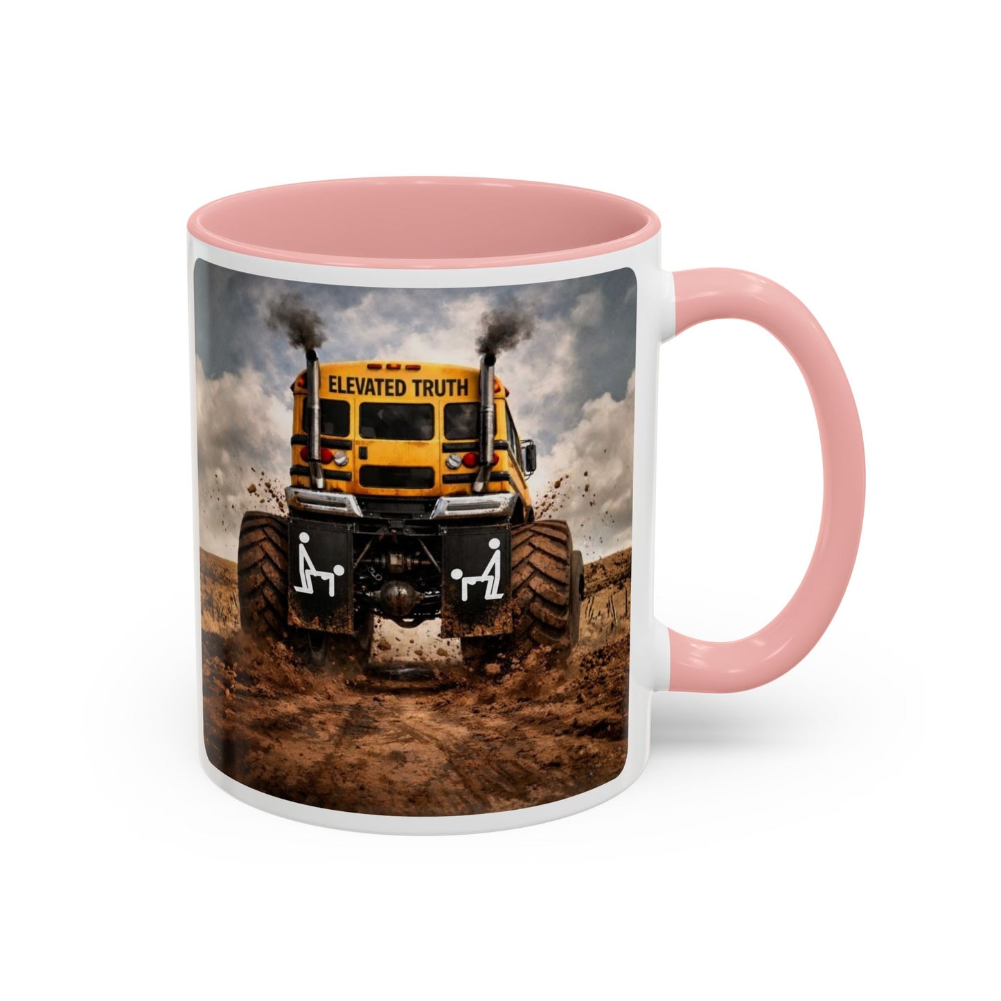 ELEVATED TRUTH MONSTER BUS Coffee Mug — 'Elevated Truth'  SAVING THE STREETS Gift (11/15 oz)