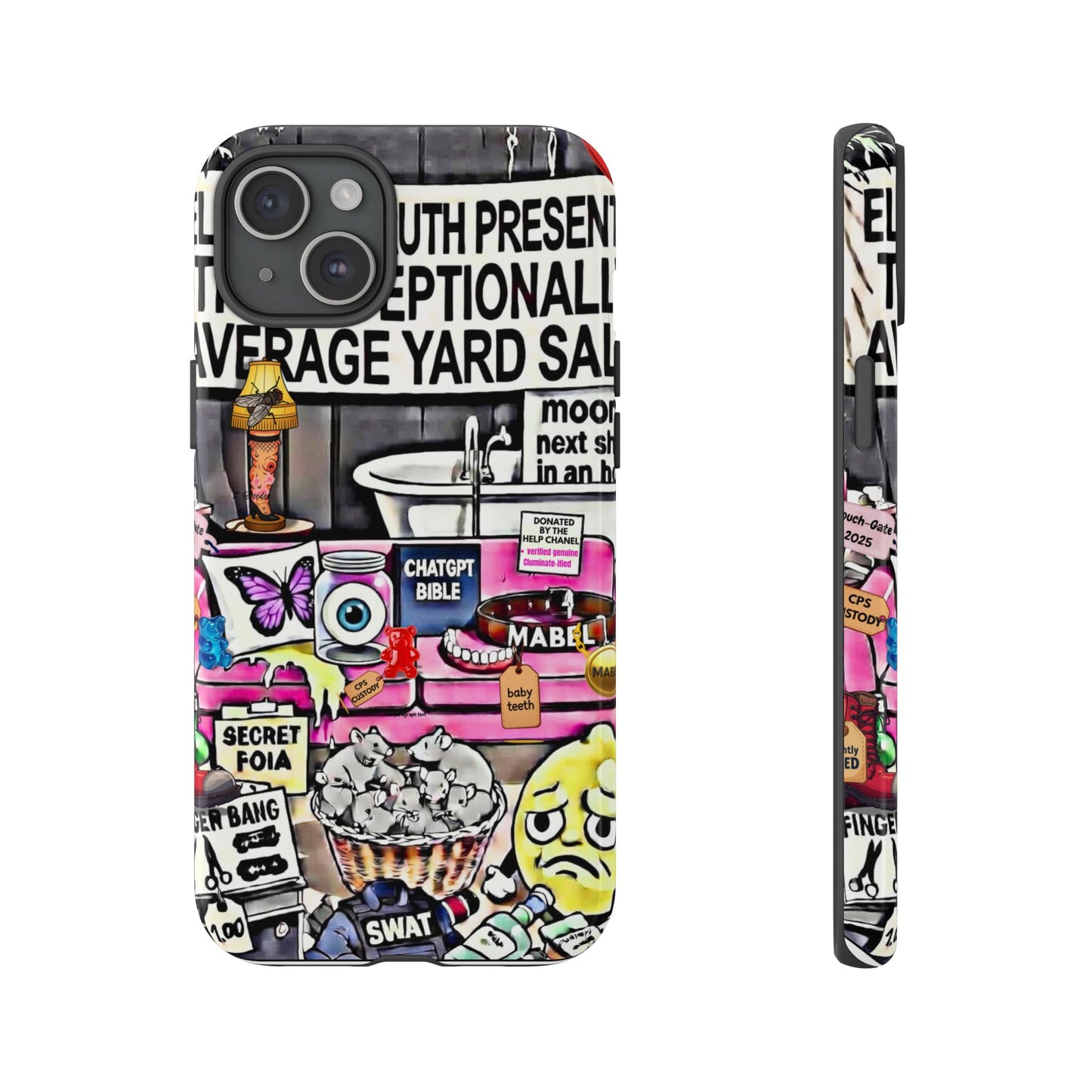 Full - 'Elevated Truth Presents: The Exceptionally Average Yard Sale' Illustrated Design