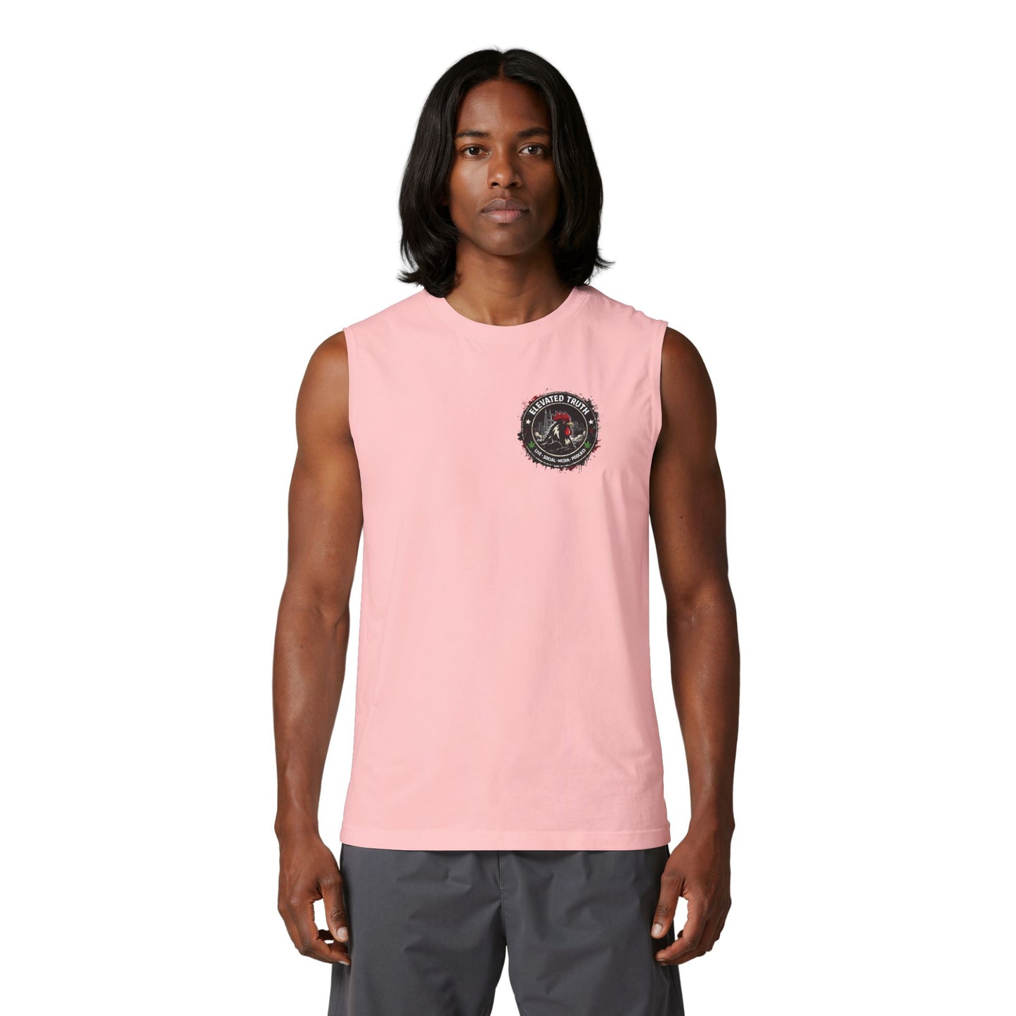 Rooster Energy Men's Tank — Big Rooster Energy Muscle Tank Top