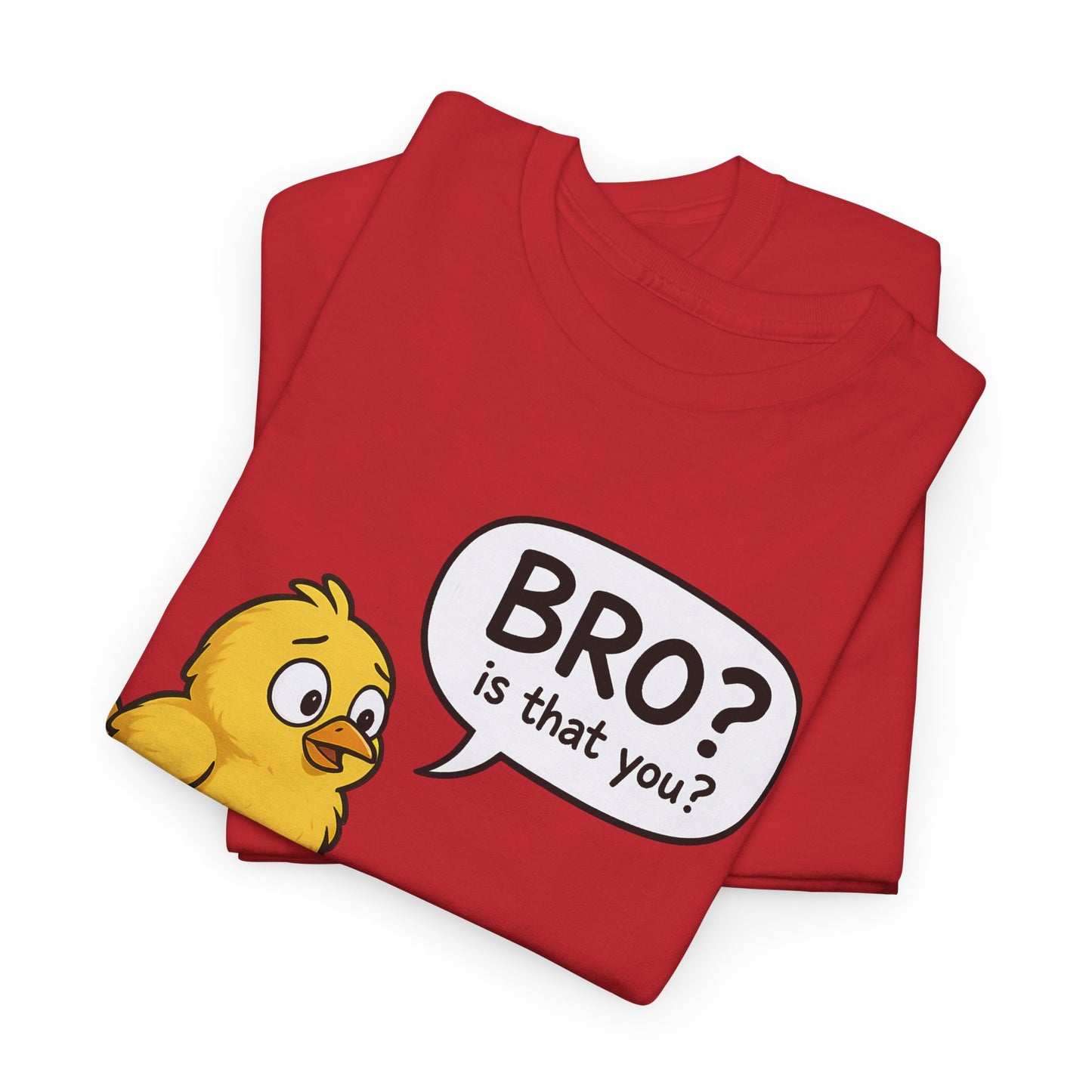 Funny Chick and Egg T‑Shirt — "Bro? Is That You?" Cute Novelty Tee