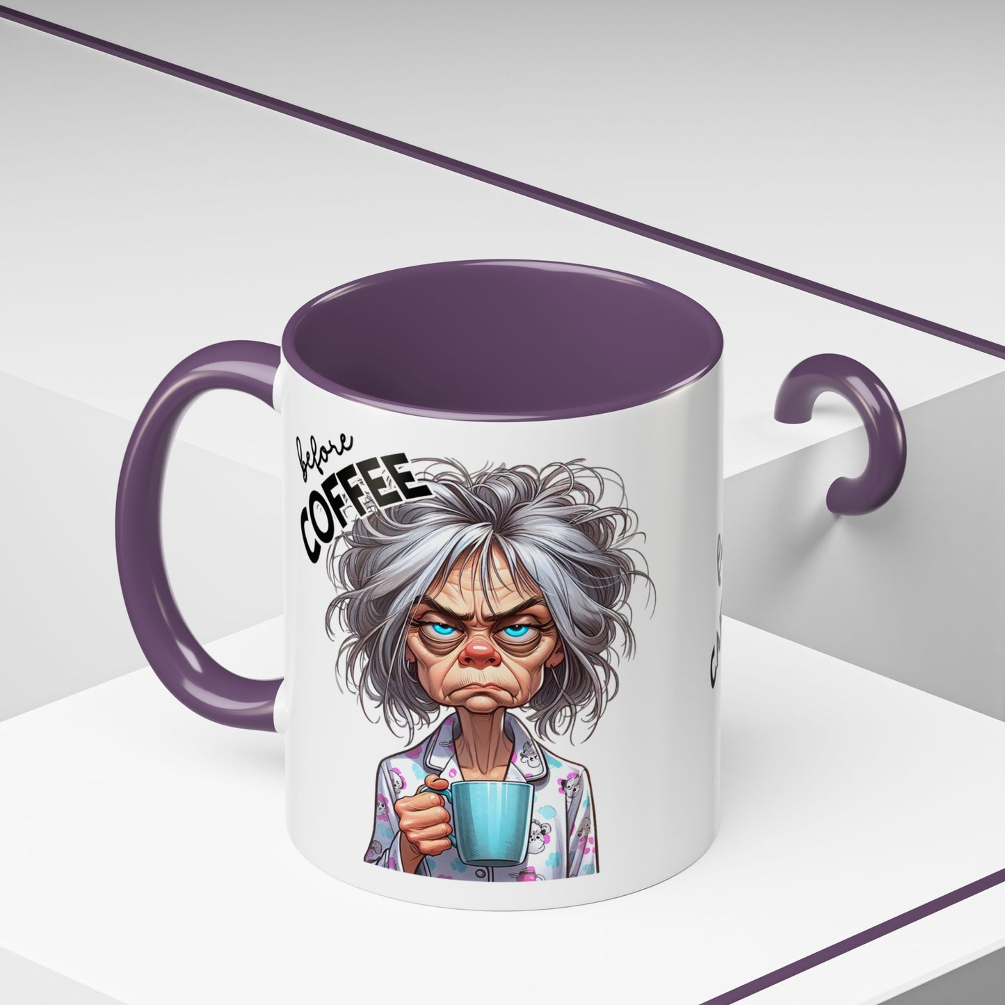 Funny Before & After Coffee Mug — Haggard Before, Fabulous After (11/15oz)