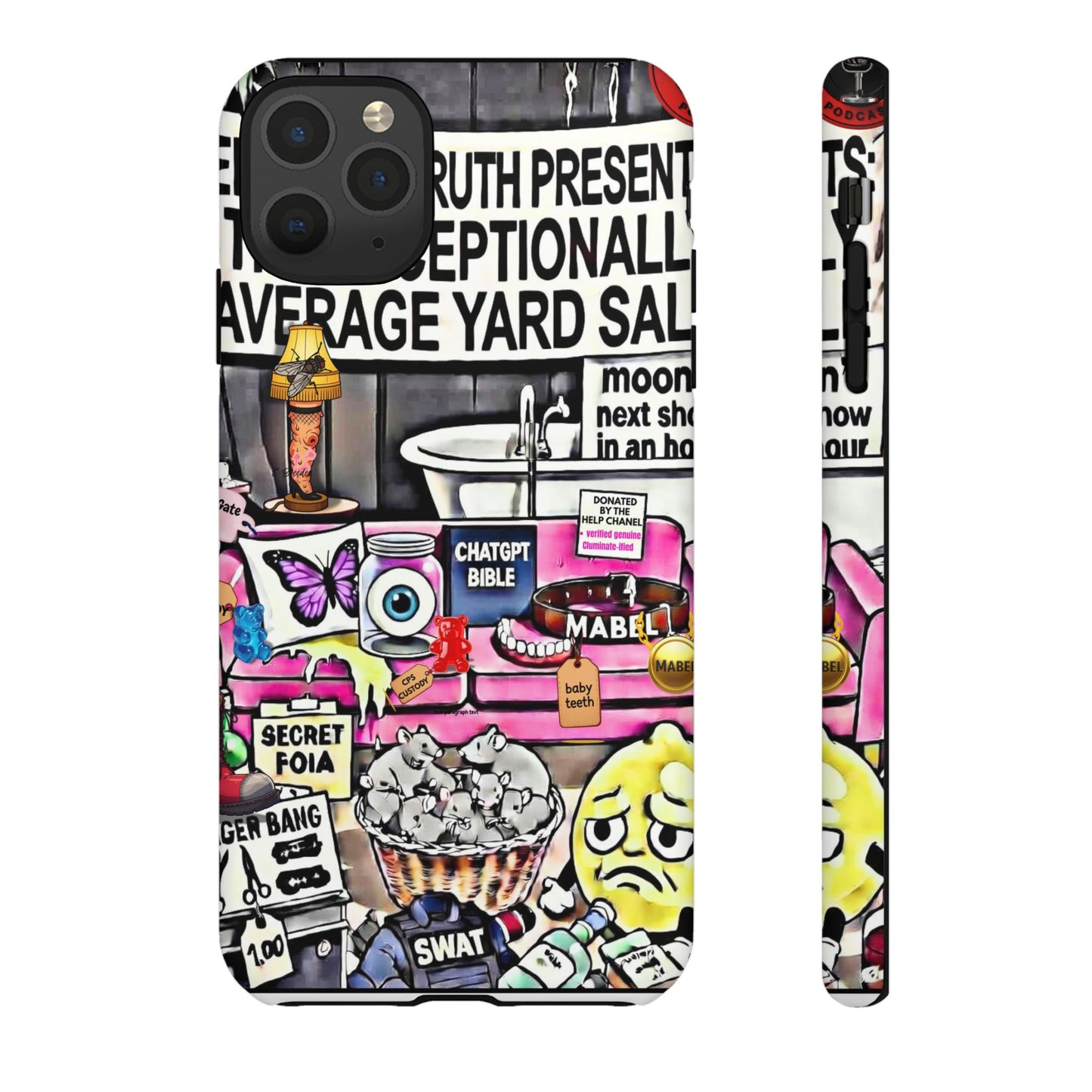 Full - 'Elevated Truth Presents: The Exceptionally Average Yard Sale' Illustrated Design