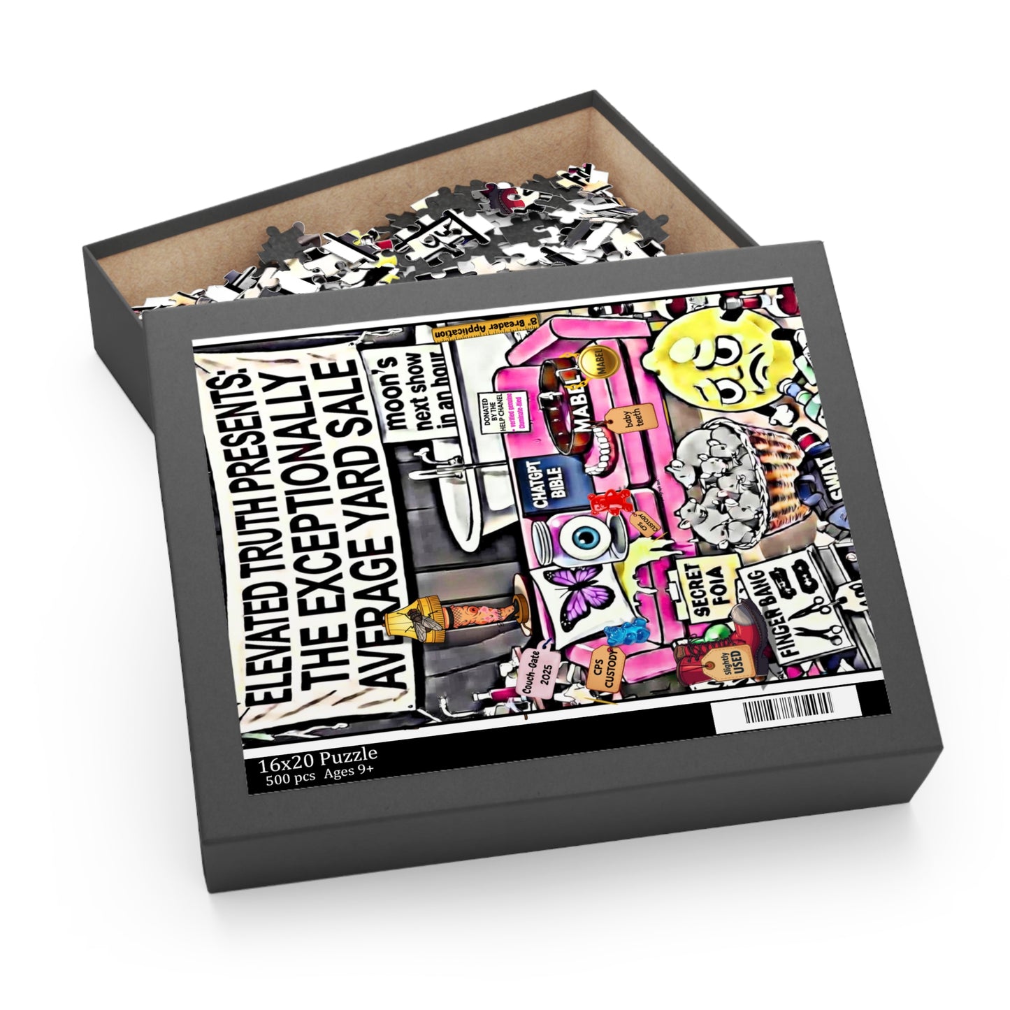 Puzzle — 'Elevated Truth Presents: The Exceptionally Average Yard Sale' Illustrated Jigsaw