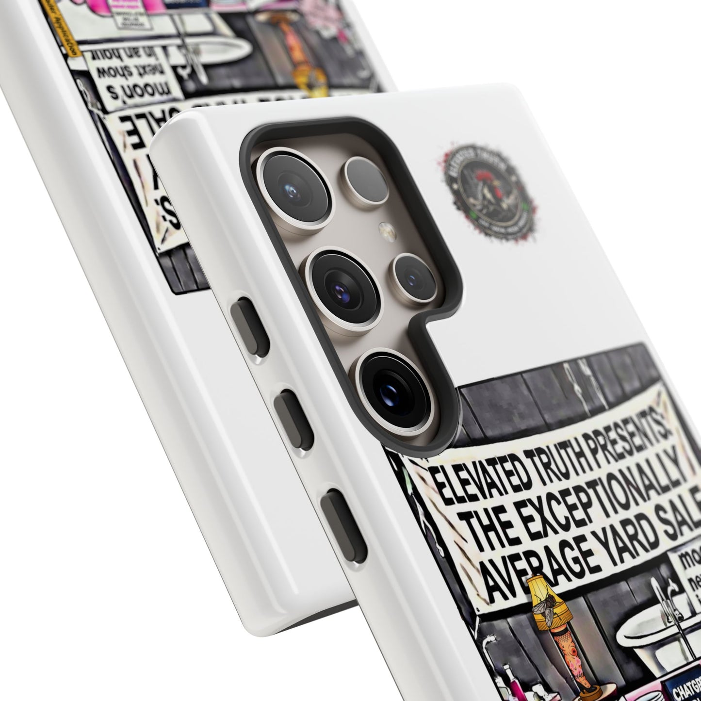 Phone Case — 'Elevated Truth Presents: The Exceptionally Average Yard Sale' Illustrated Design