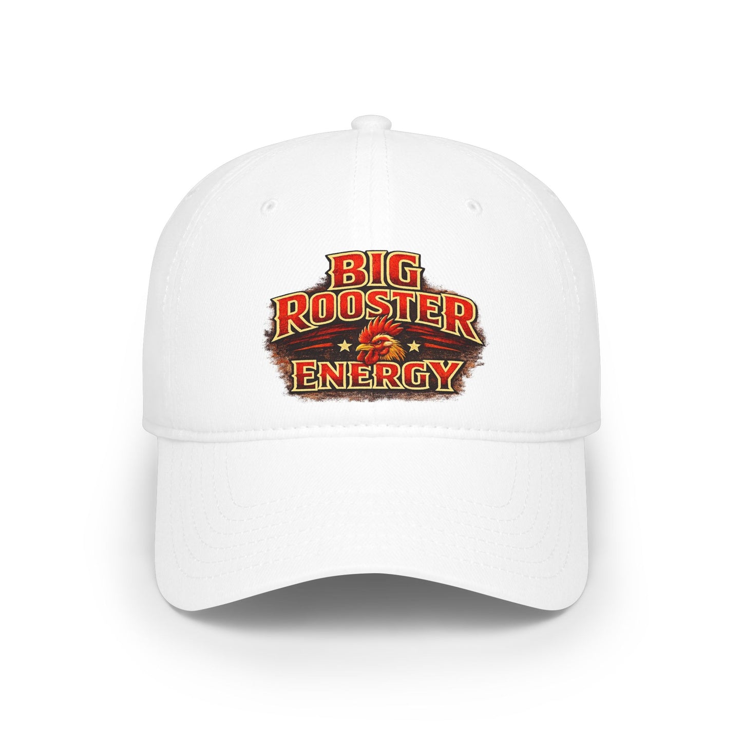 Big Rooster Energy Red Baseball Cap